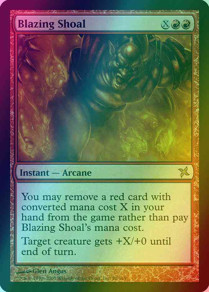 Blazing shoal 96 – Magic Blazing Shoal [96] [Betrayers of Kamigawa] [Foil]