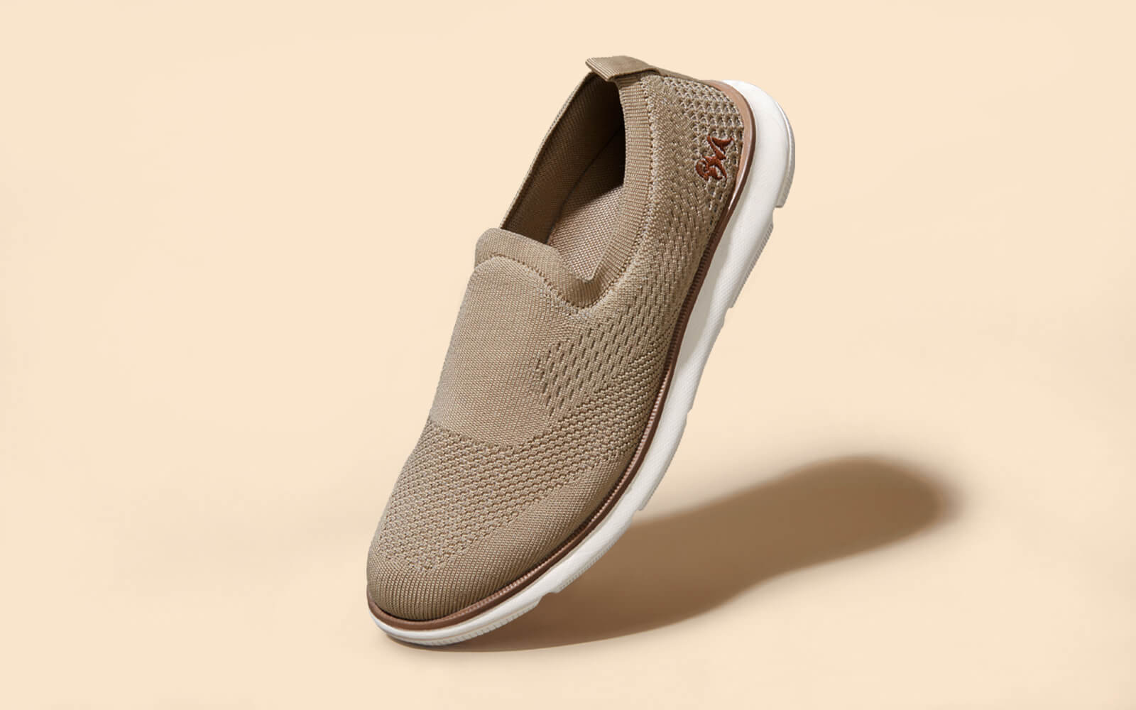 Neeman's Dress Slip Ons : Beige - view 2