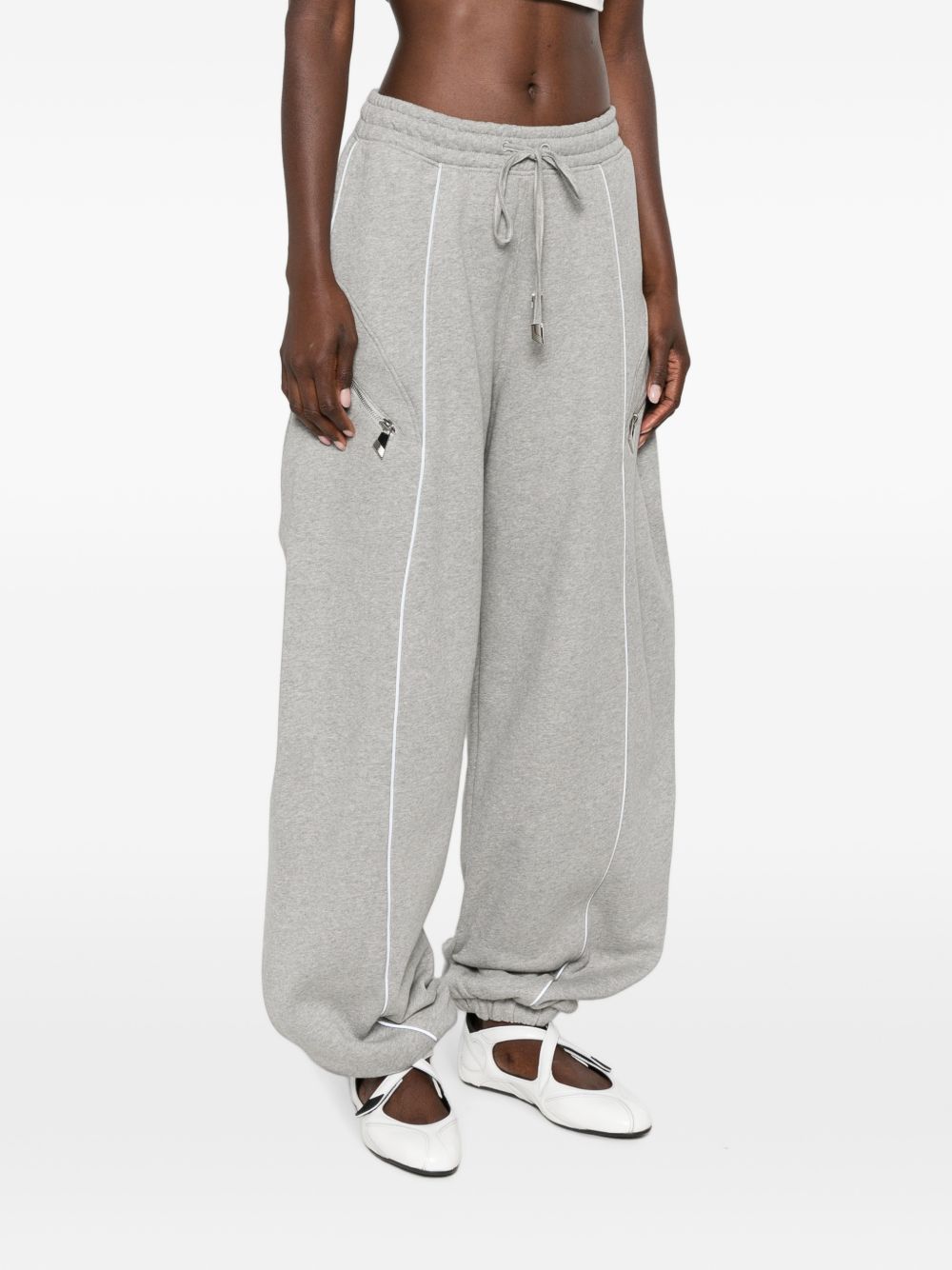 The Attico Piped-Trim Track Pants – COTTON 100% - view 5