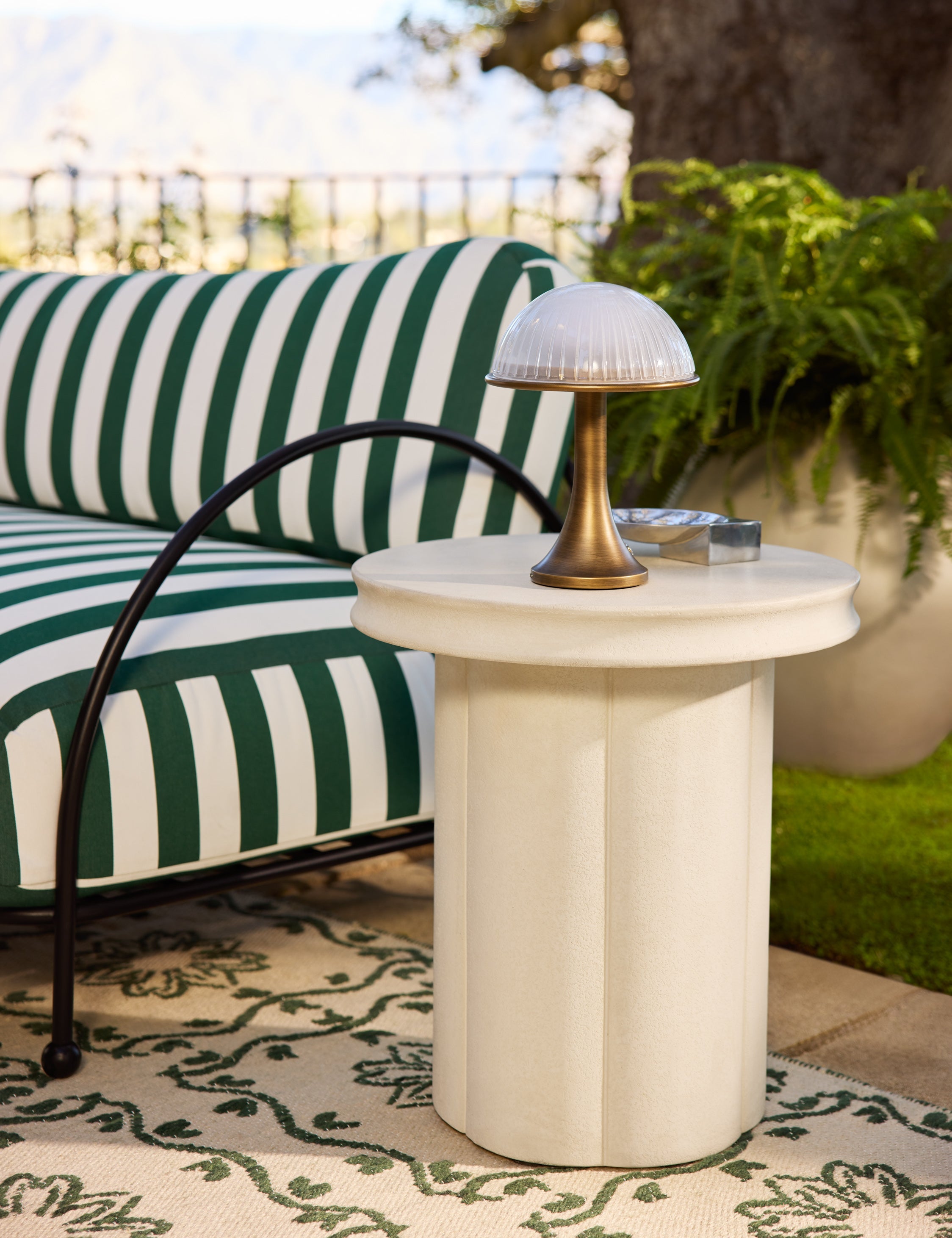 Lulu and Georgia Apel Indoor / Outdoor Round Side Table - view 2