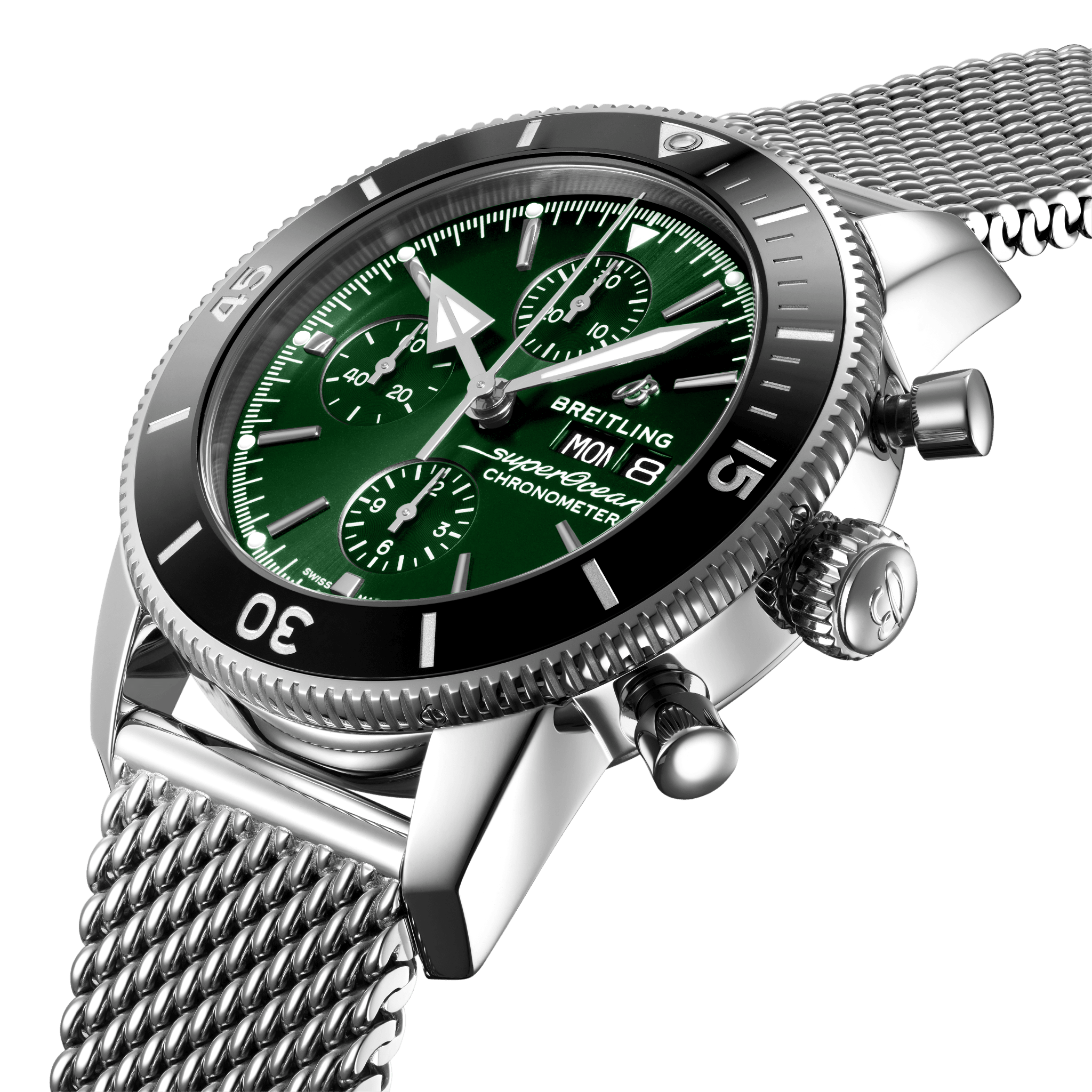 Breitling Superocean Heritage Chronograph Green Dial Men 44mm - view 2
