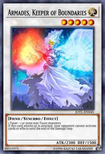 Yu-Gi-Oh! Armades, Keeper of Boundaries - JOTL-EN045 - Secret Rare - Unlimited
