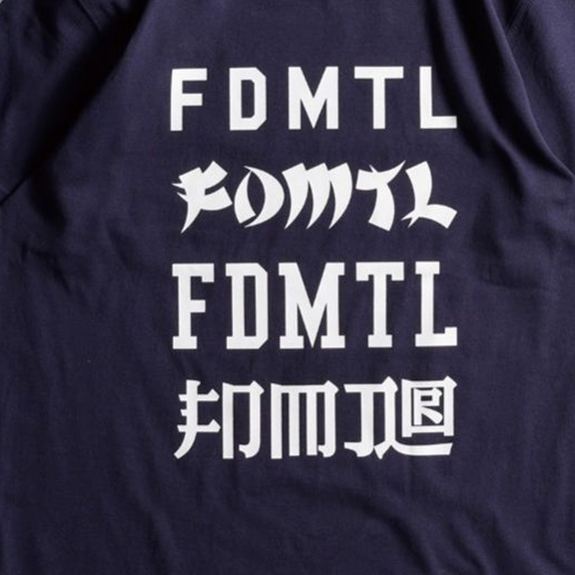 Fdmtl | Logos Tee { Navy