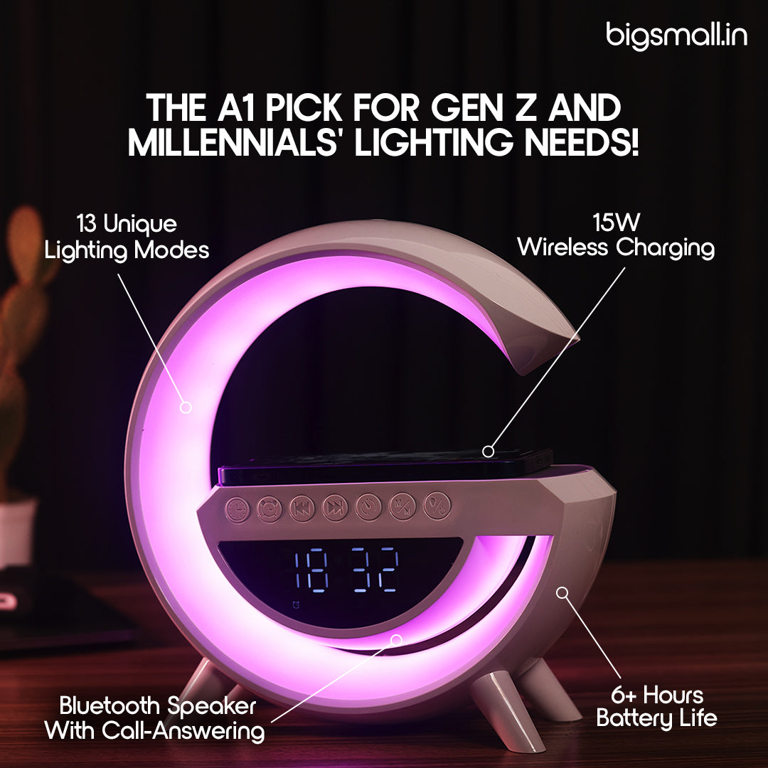 Cpensus G Lamp with Speaker, Clock and Wireless Charger - view 2