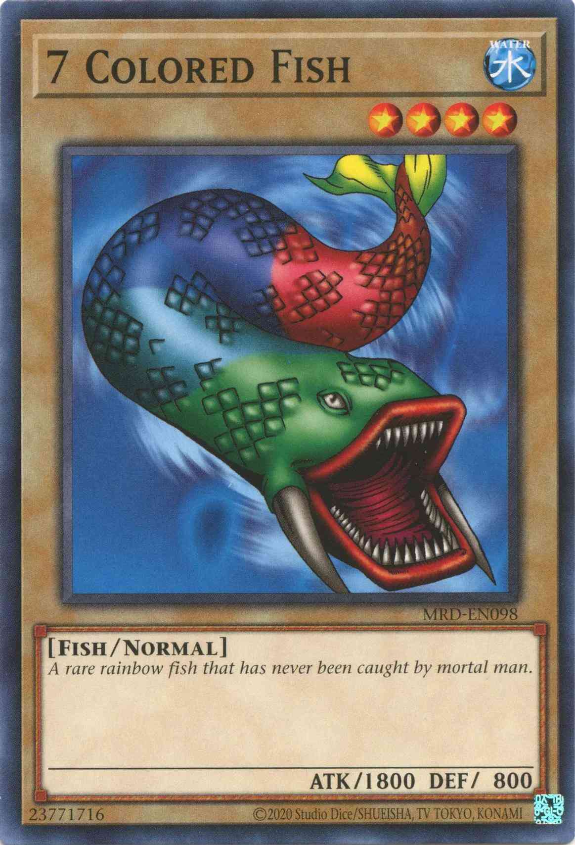 Yu-Gi-Oh! 7 Colored Fish - 25th Anniversary - MRD-EN098 - Common - Unlimited