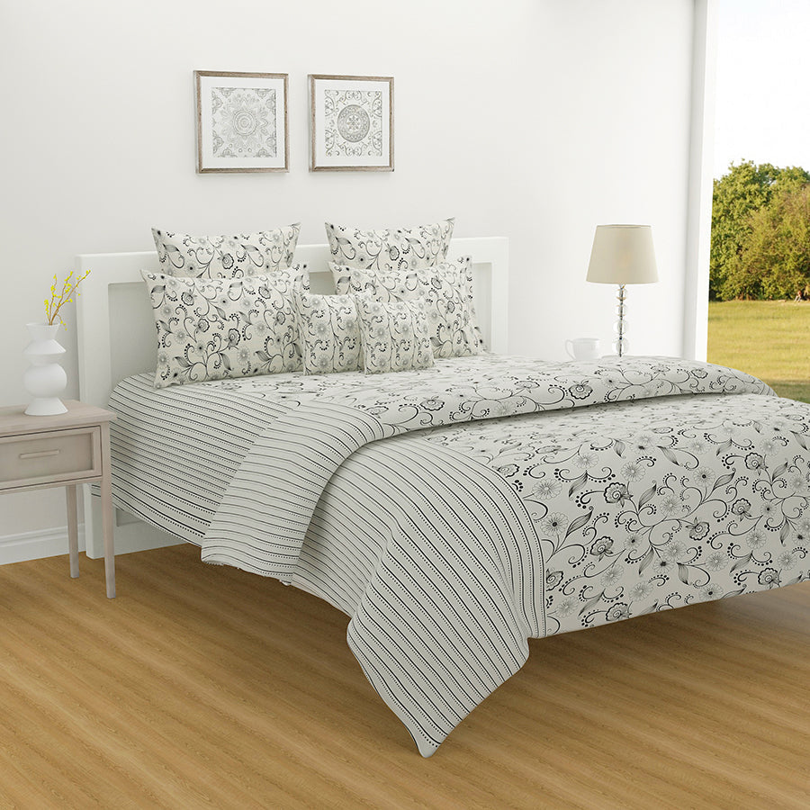 Swayam India Veda Fitted Bed Sheet - 12212