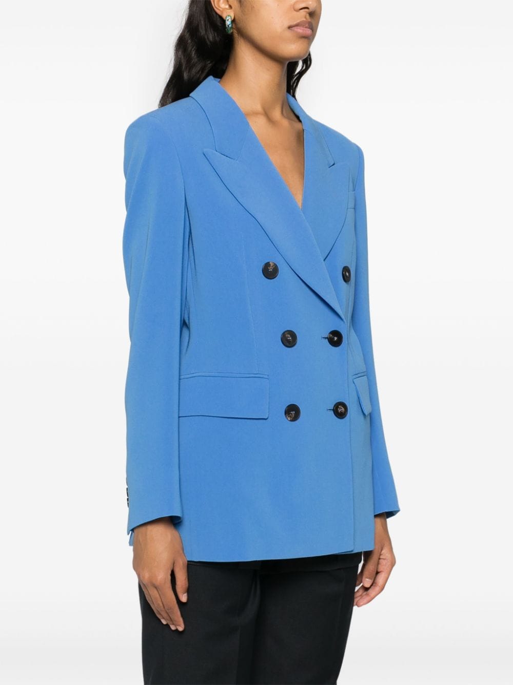 Alberto Biani Double-breasted cady jacket - view 4