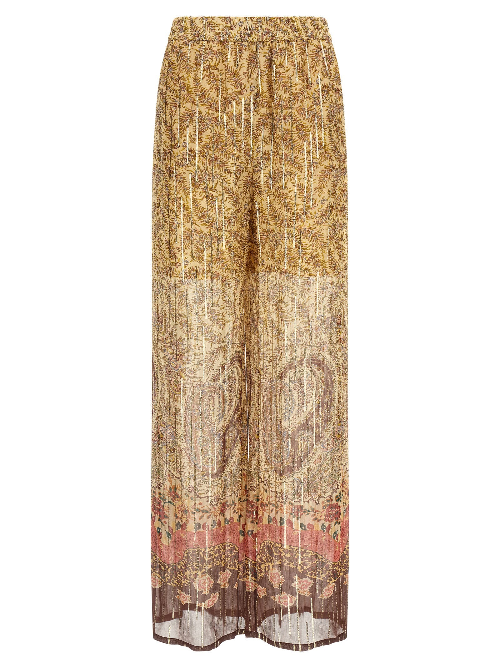 Valentino Garavani Voyage Imaginaire Pants – 92% silk 8% metal fiber