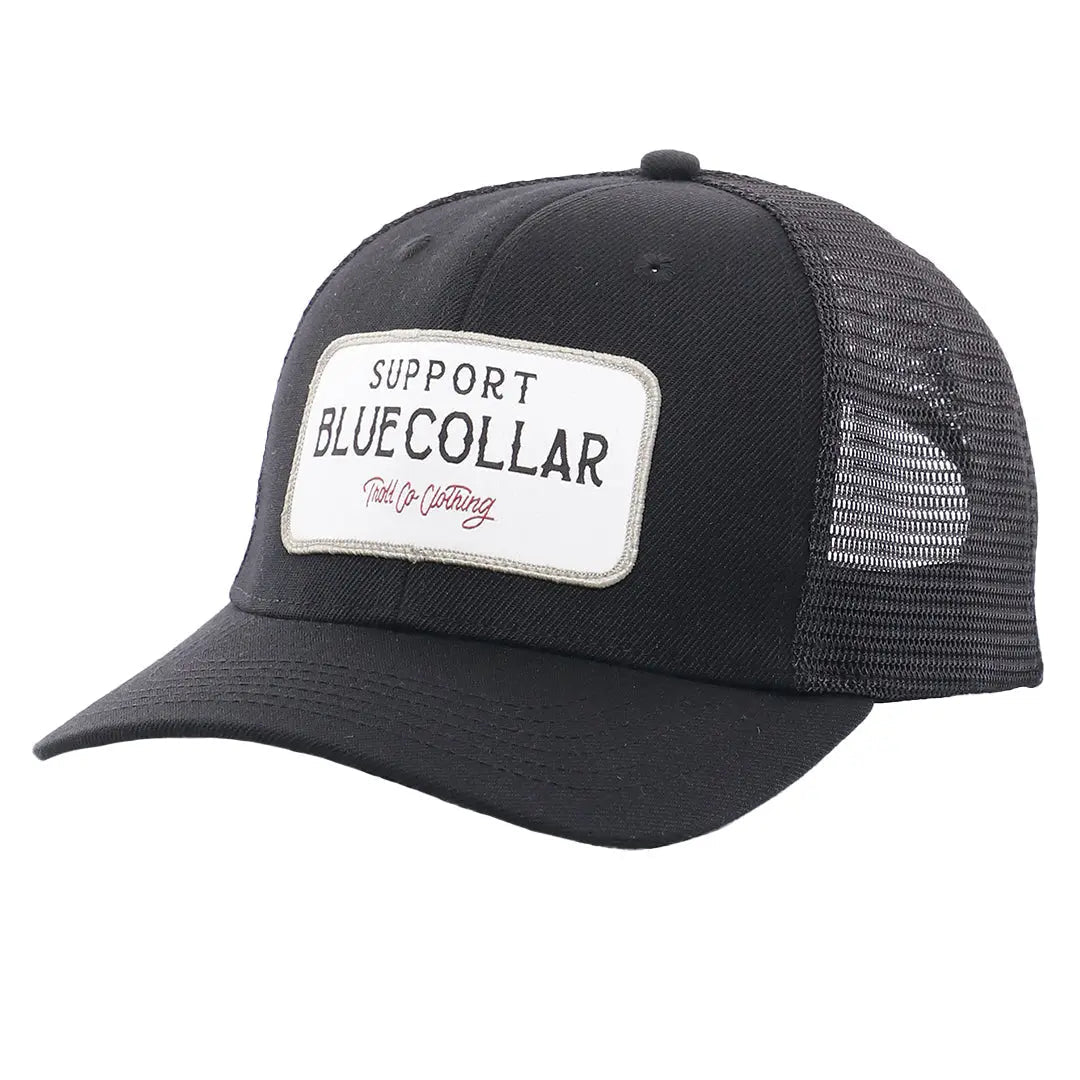 Radial Fortify Meshback Hat – Black Black White