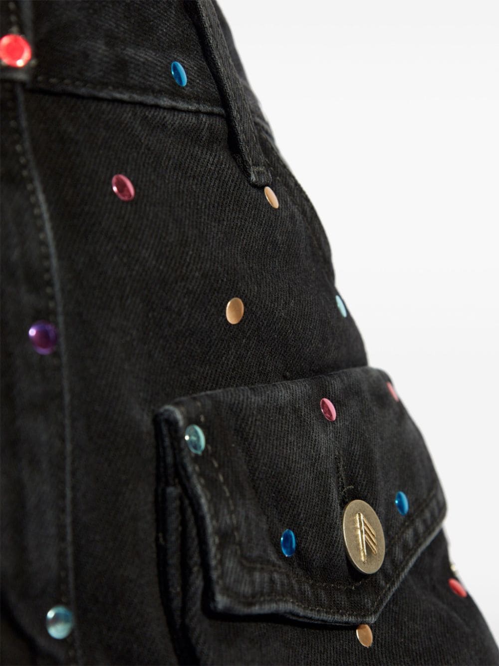 The Attico Fay denim mini skirt – Cotton 100% - view 3