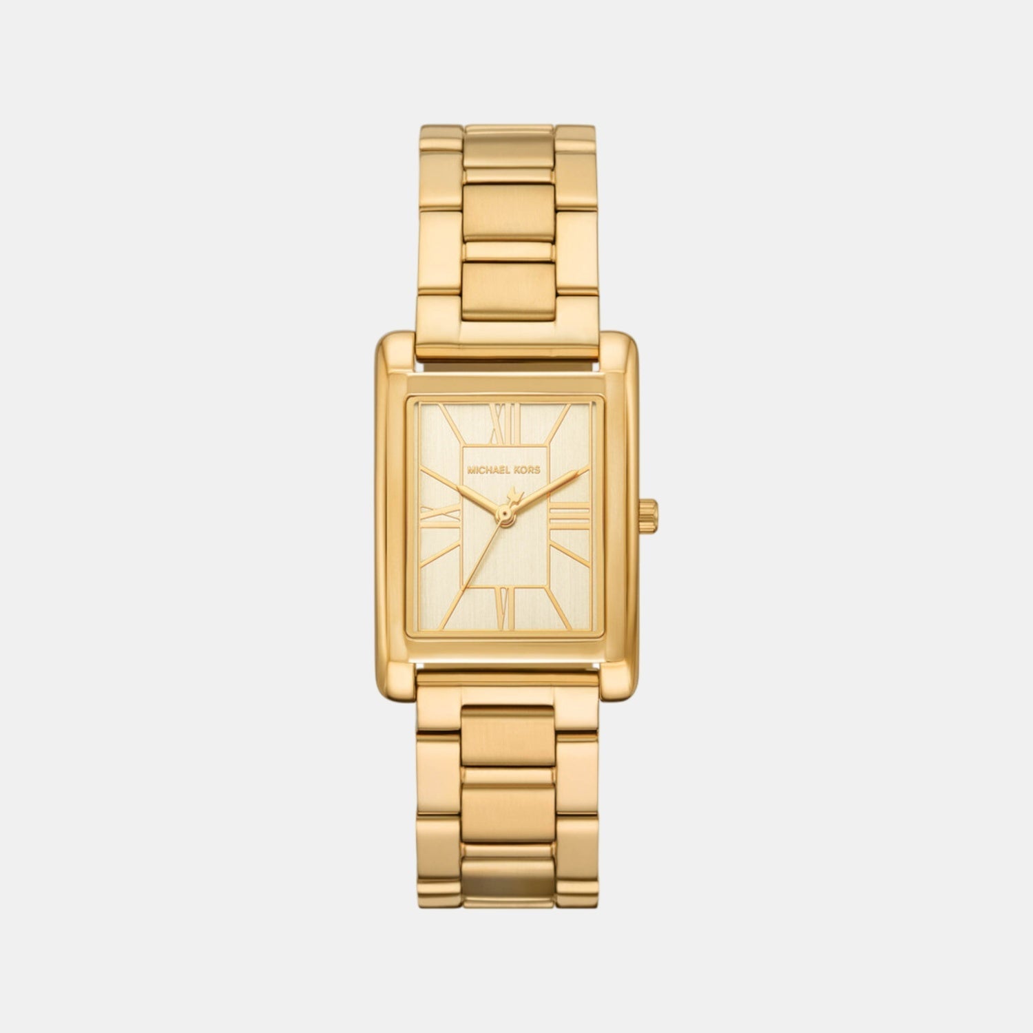 Michael Kors Essex Women Quartz Gold Dial Analog Stainless Steel Watch MK4904