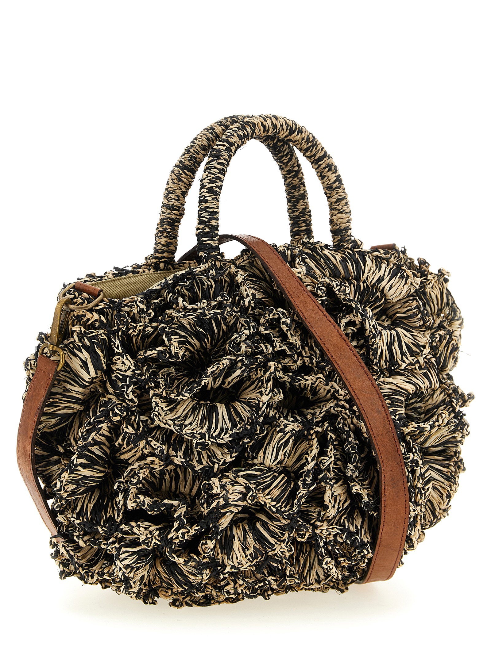 Ibeliv Coral Handbag – 100% raffia - view 2