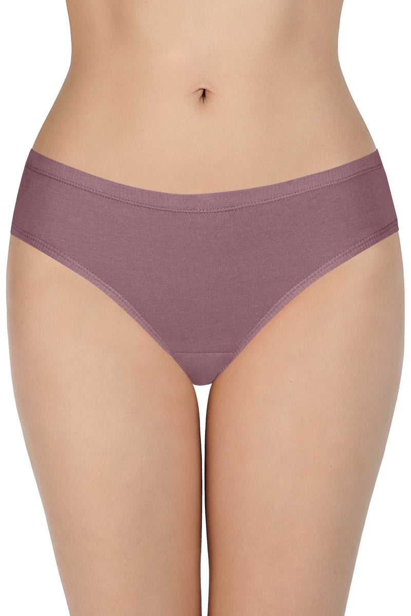 every de 100% Cotton Bikini Panty Pack (Pack of 3) - D004 - Solid - view 2