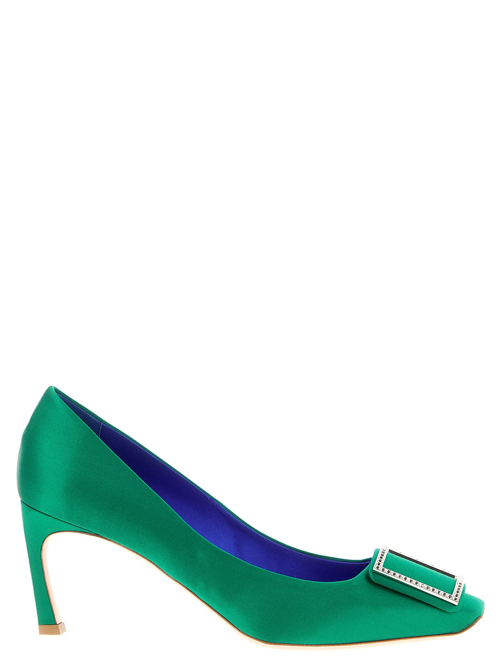 Roger Vivier Trompette Pumps – 68% viscose, 32% silk