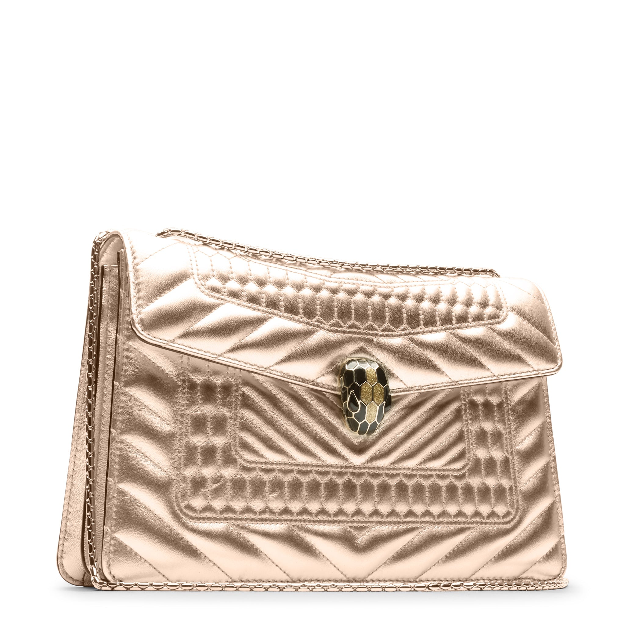Bvlgari Serpenti Nappa Leather Bag Gold – Yellow - view 3