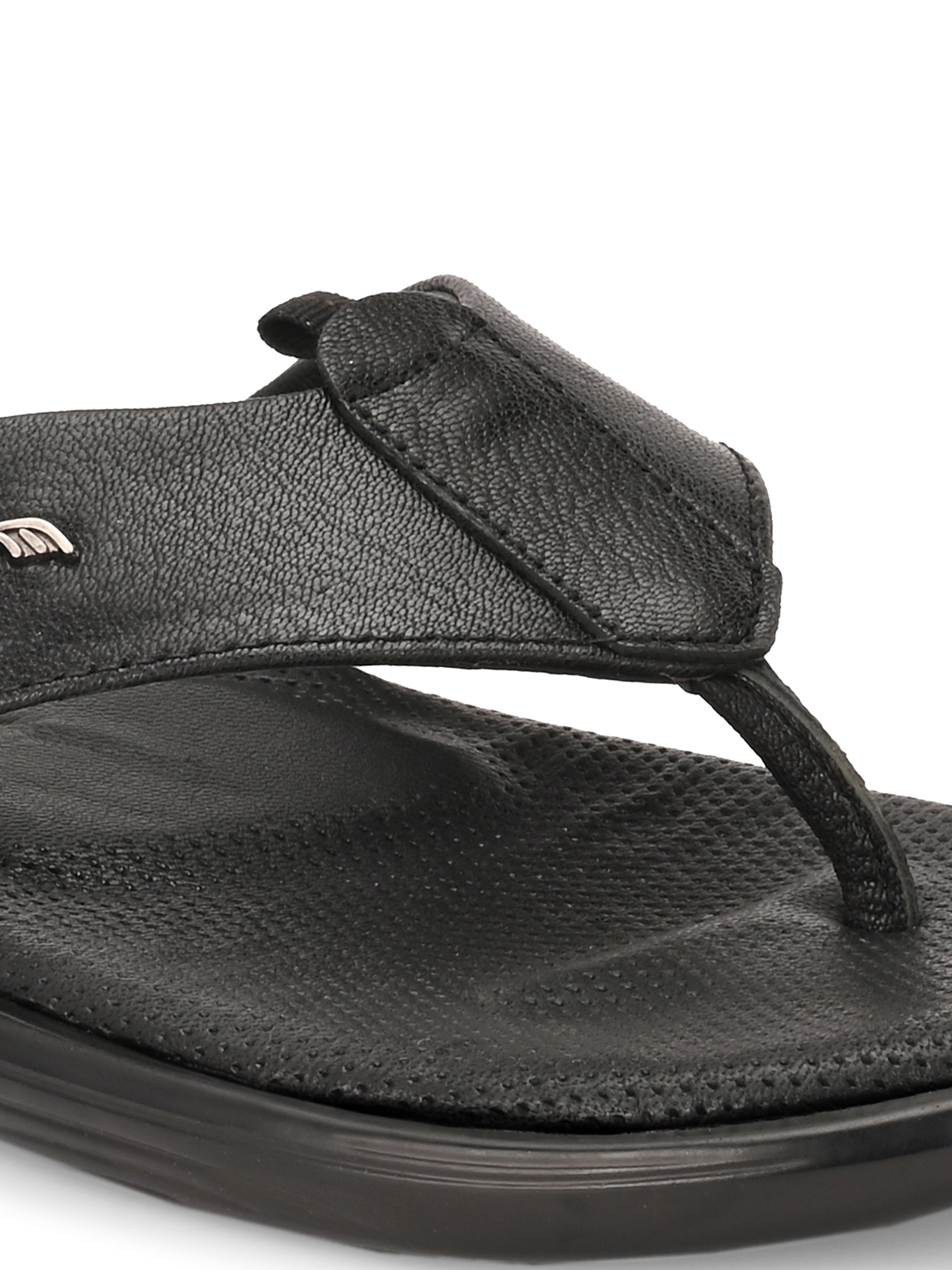 Egoss Shoes Egoss Leather Slippers For Men - view 17