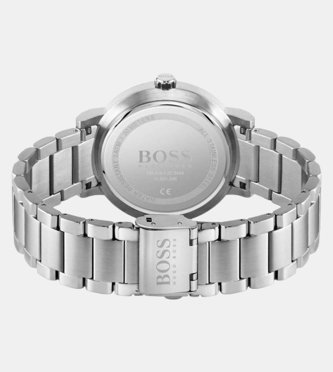 Boss Confidence Men Quartz Black Dial Analog Stainless Steel Watch 1570146 - view 2