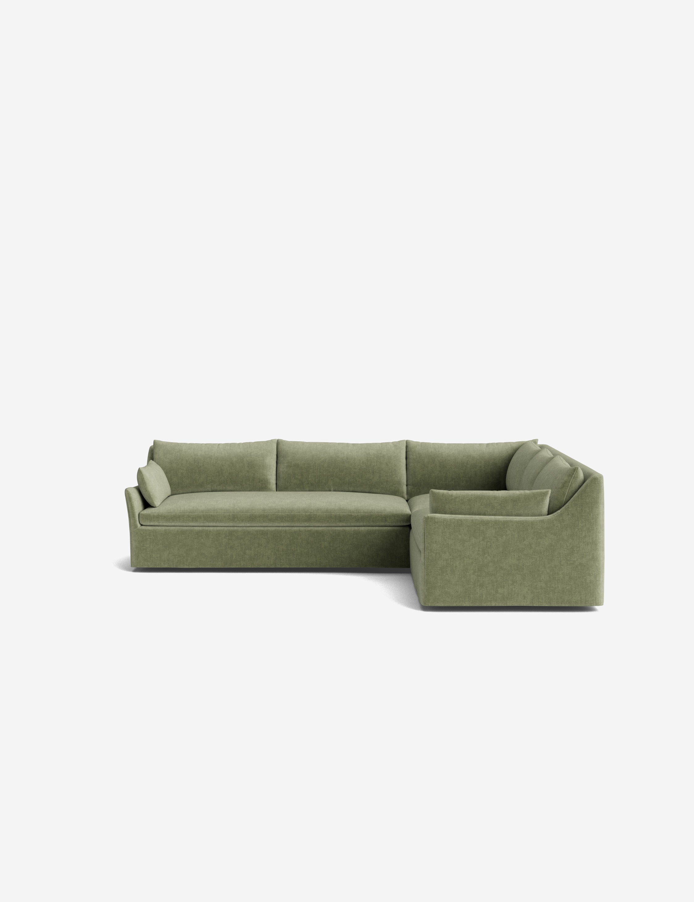 Lulu and Georgia Portola Luxe Depth Slipcover Corner Sectional Sofa - view 181