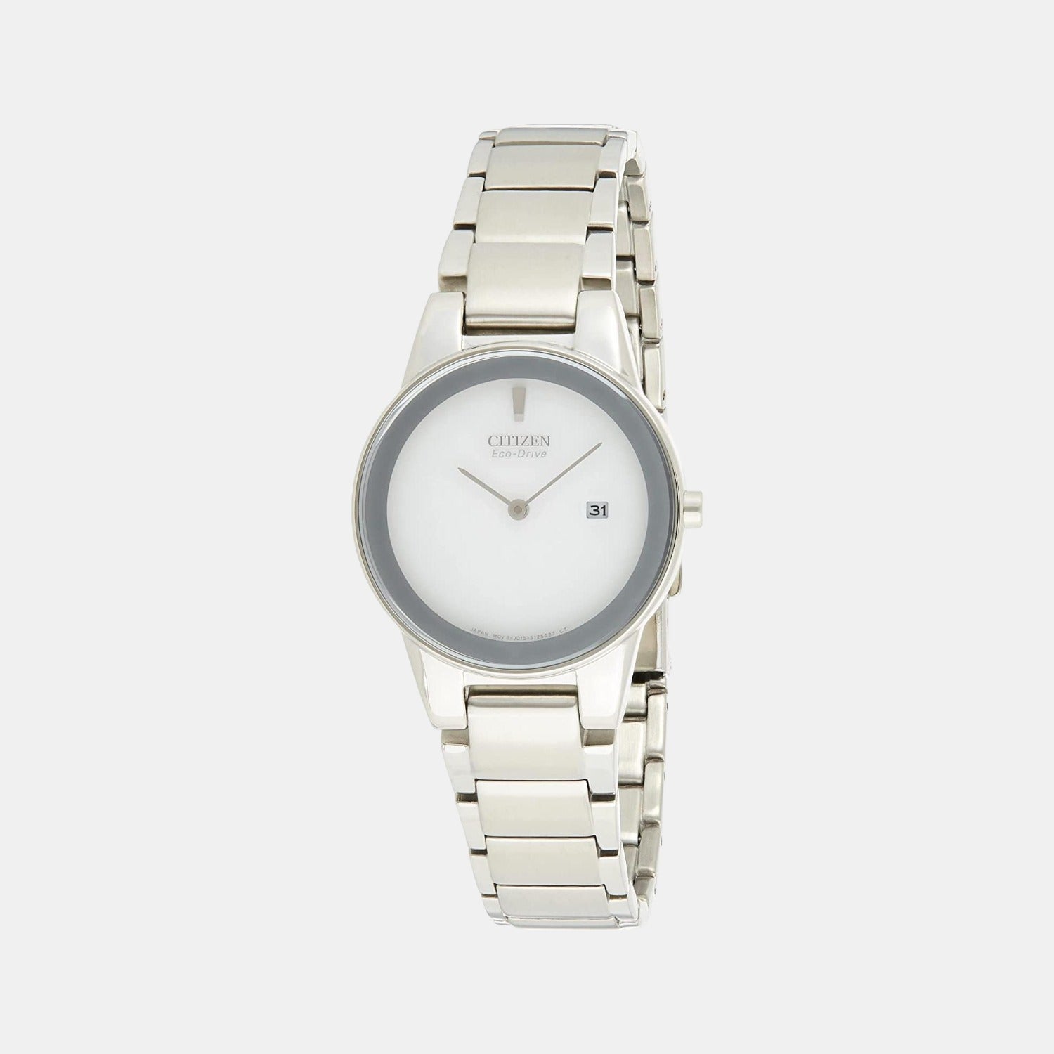 Citizen Axiom Women Quartz Silver Dial Analog Stainless Steel Watch GA1050-51A