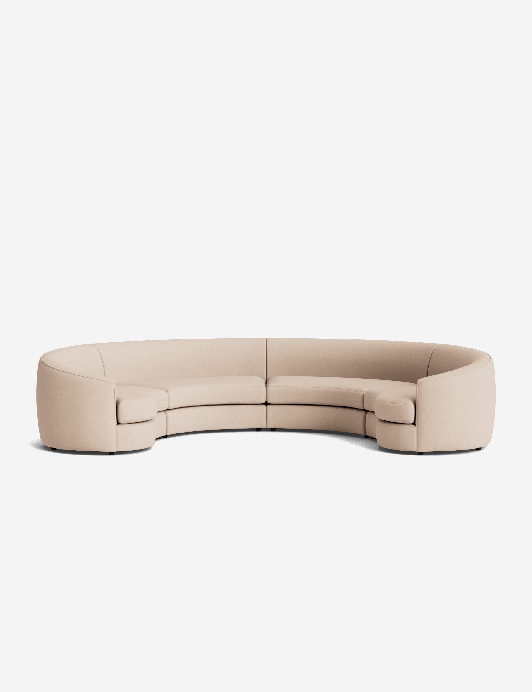Lulu and Georgia Imada Modular Curved Sectional Sofa - view 43
