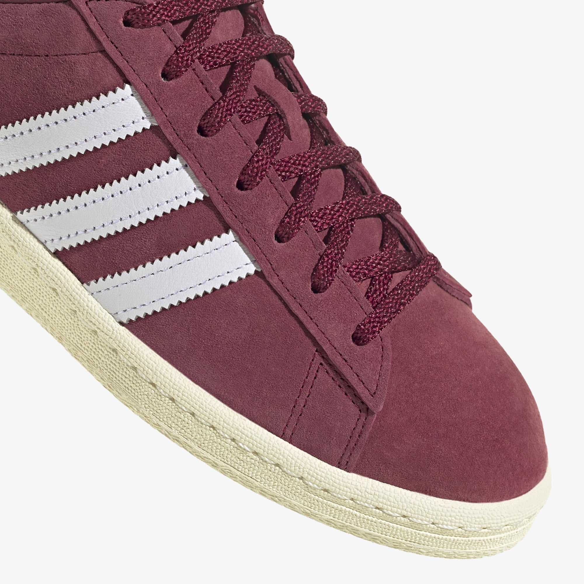 Adidas Originals | CAMPUS 80S { BURGUNDY/WHITE - view 3