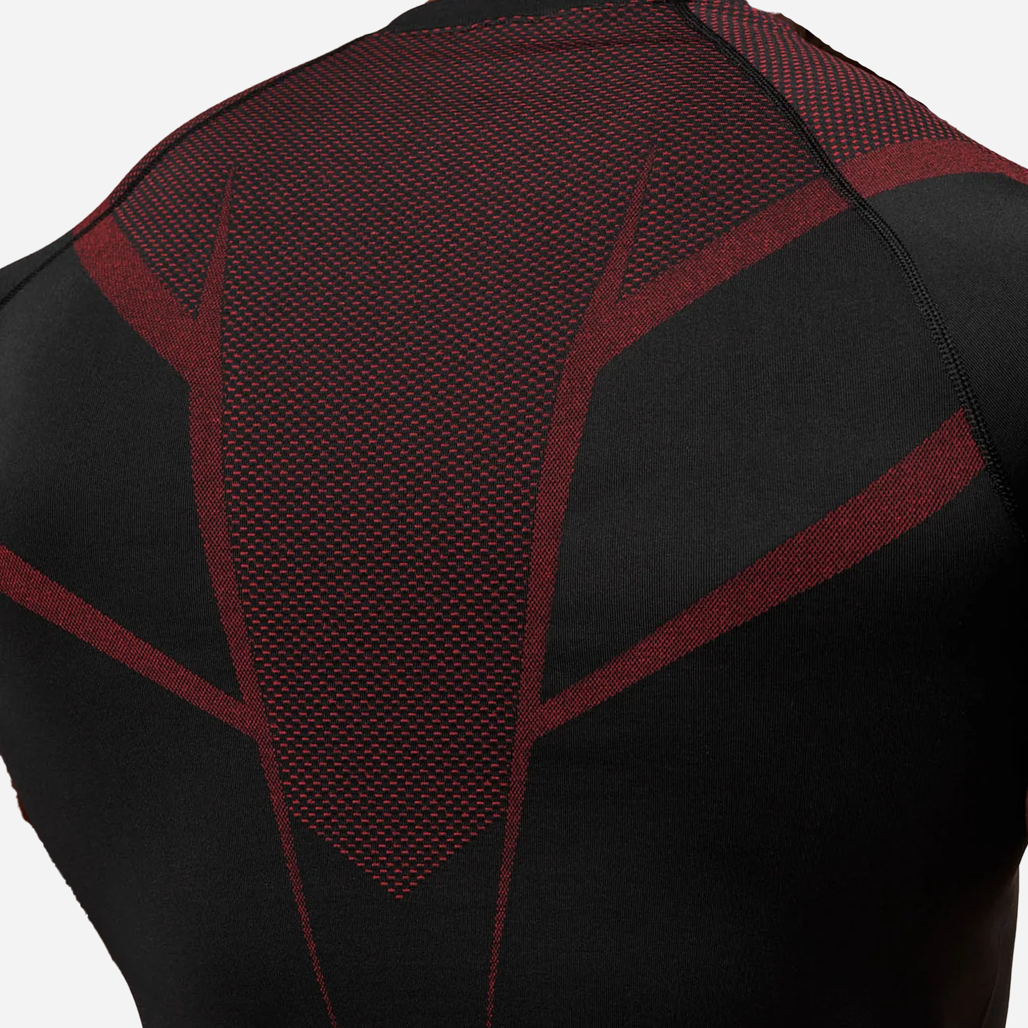 GYMSHARK Onyx 5.0 Seamless T-shirt Black/Carmine Red - view 2