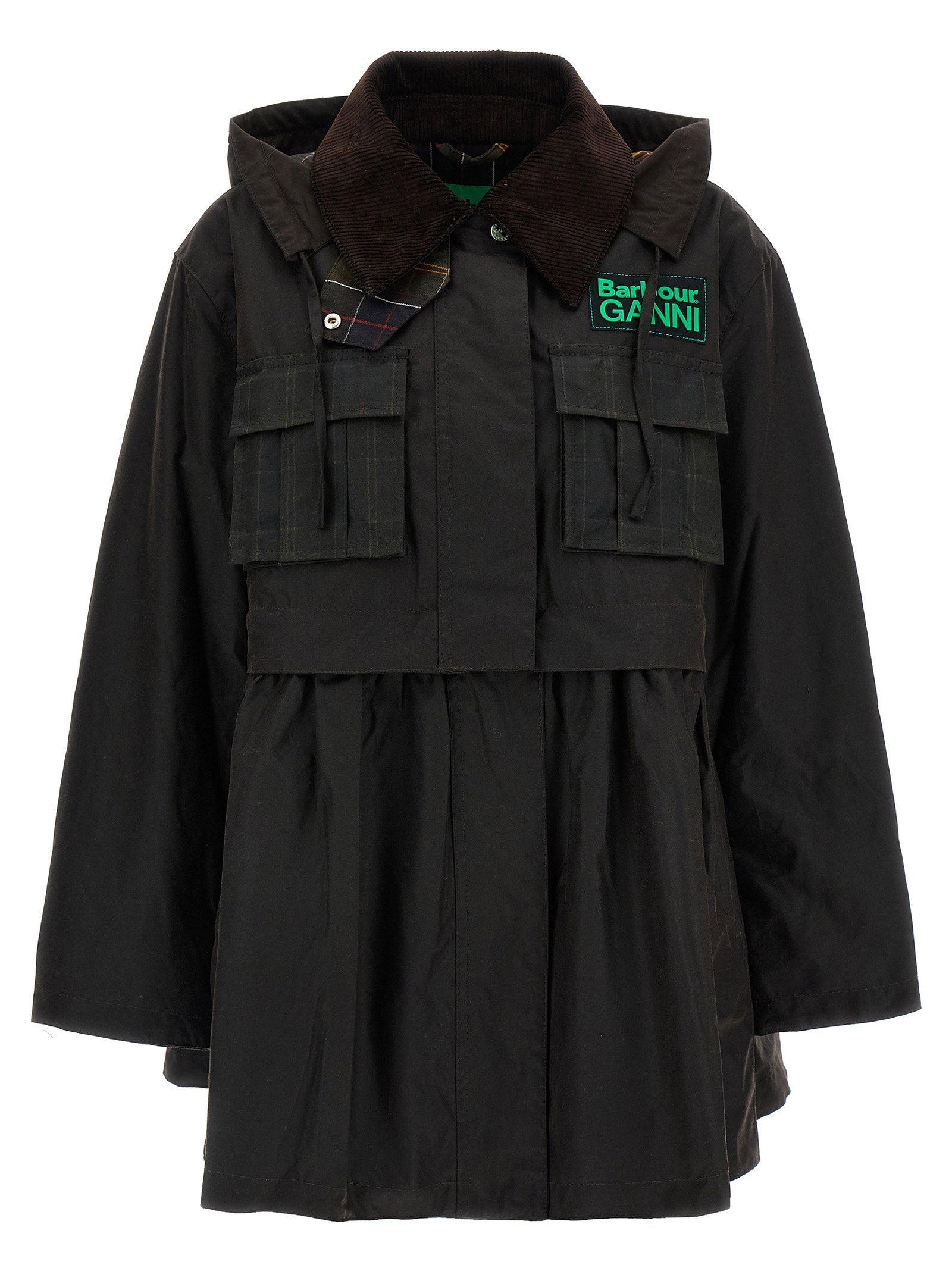 Parka Barbour X Ganni – 100% waxed cotton