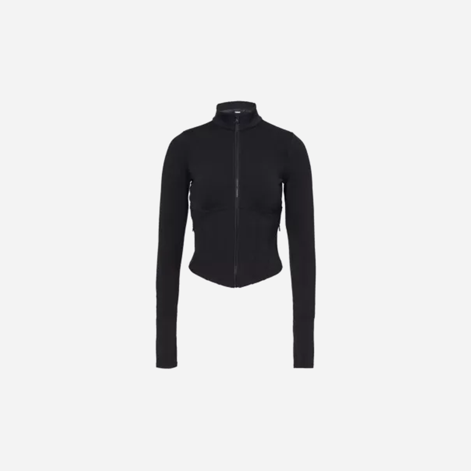 Alo Yoga Airbrush Corset High-Neck Stretch-Jersey Jacket
