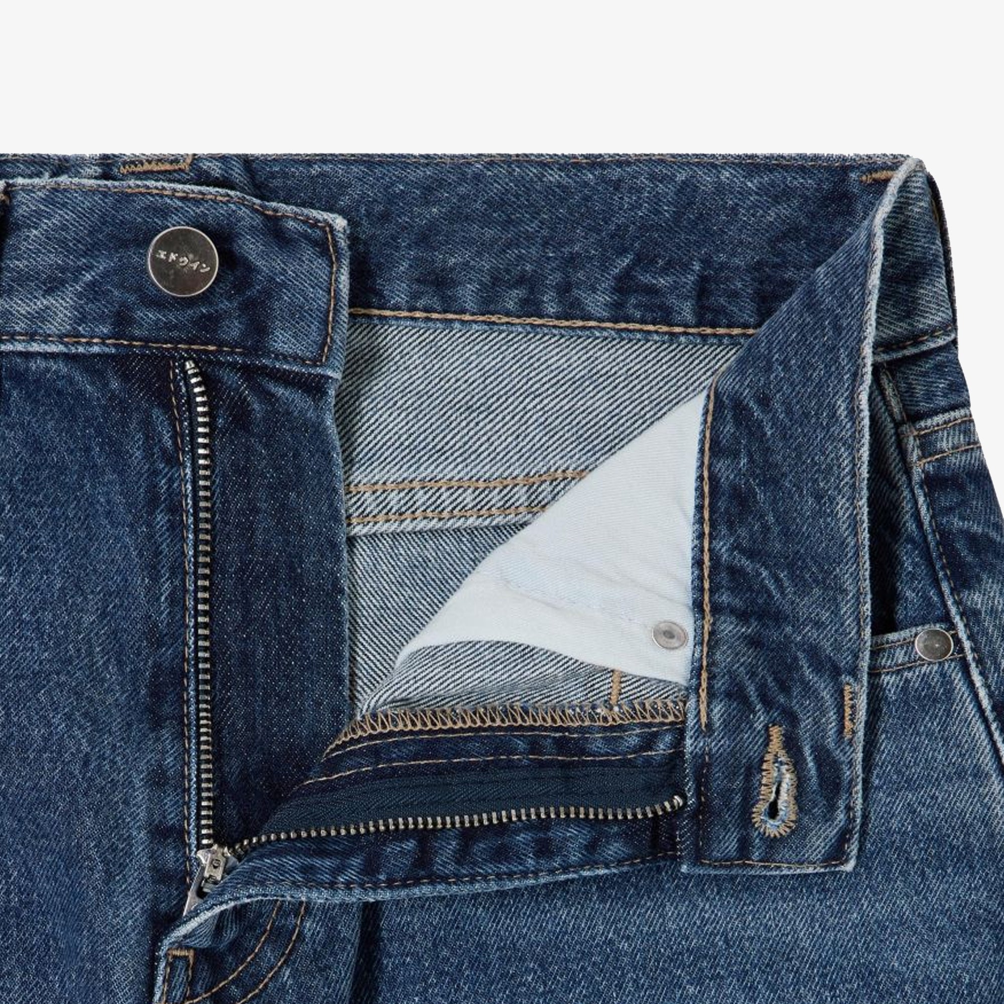 Edwin | W' Olivia Pant { Blue - view 8