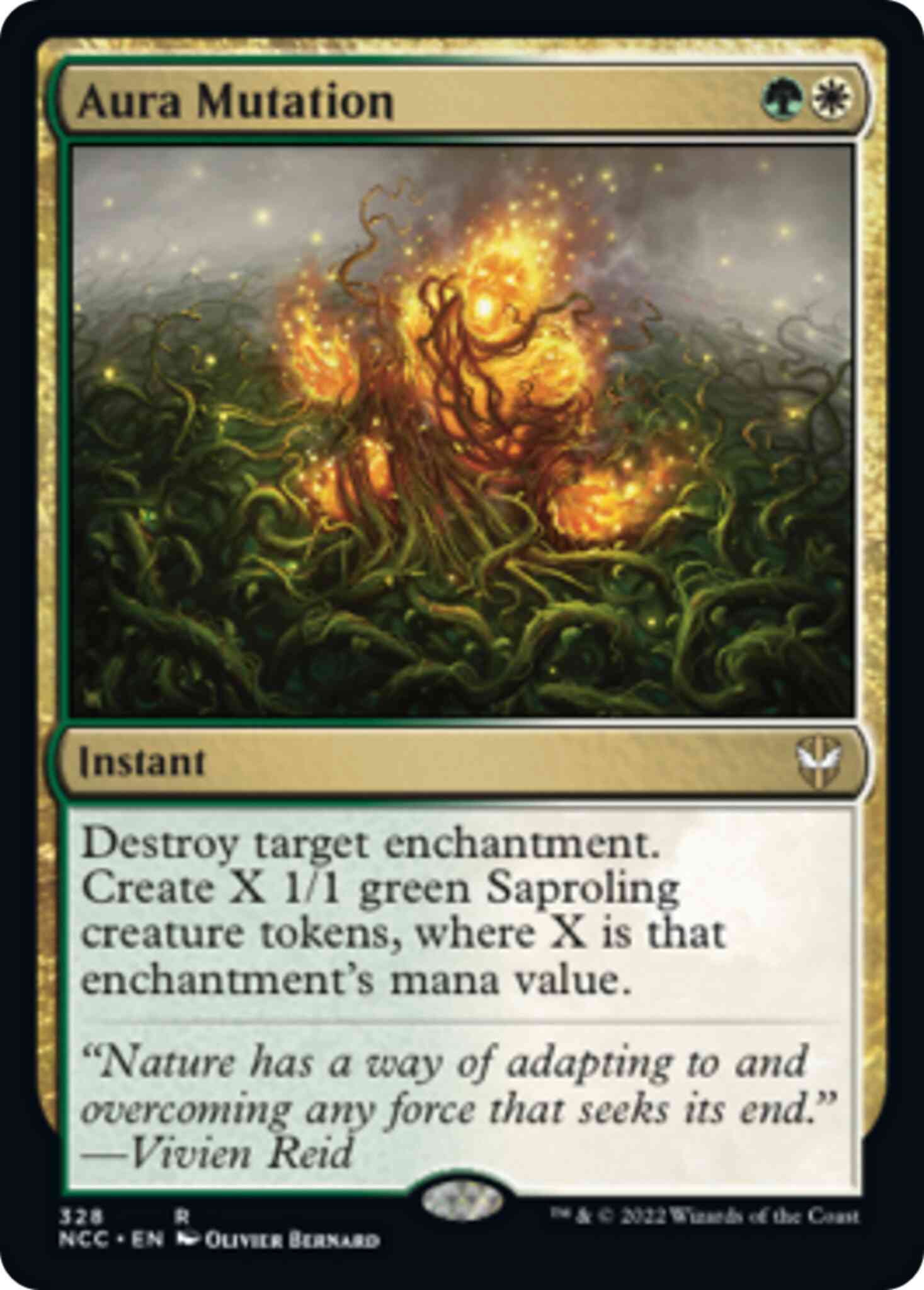Aura mutation 328 – Magic Aura Mutation [328] [Streets of New Capenna: Commander] [Non-Foil]