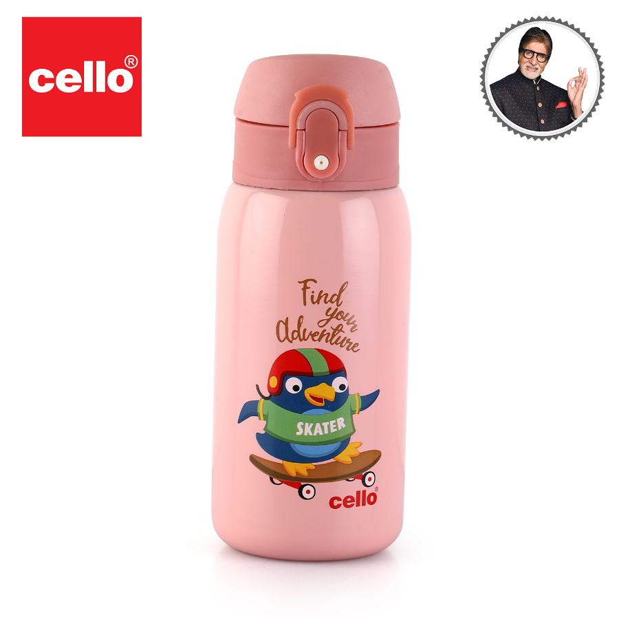Cello Junior 375 Hot & Cold Stainless Steel Kids Water Bottle, 375ml - view 32