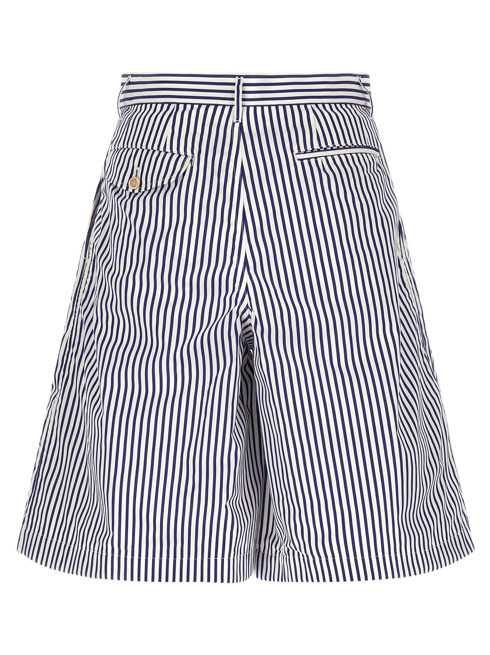 Comme Des Garcons Shirt Cotton Bermuda Shorts - view 2