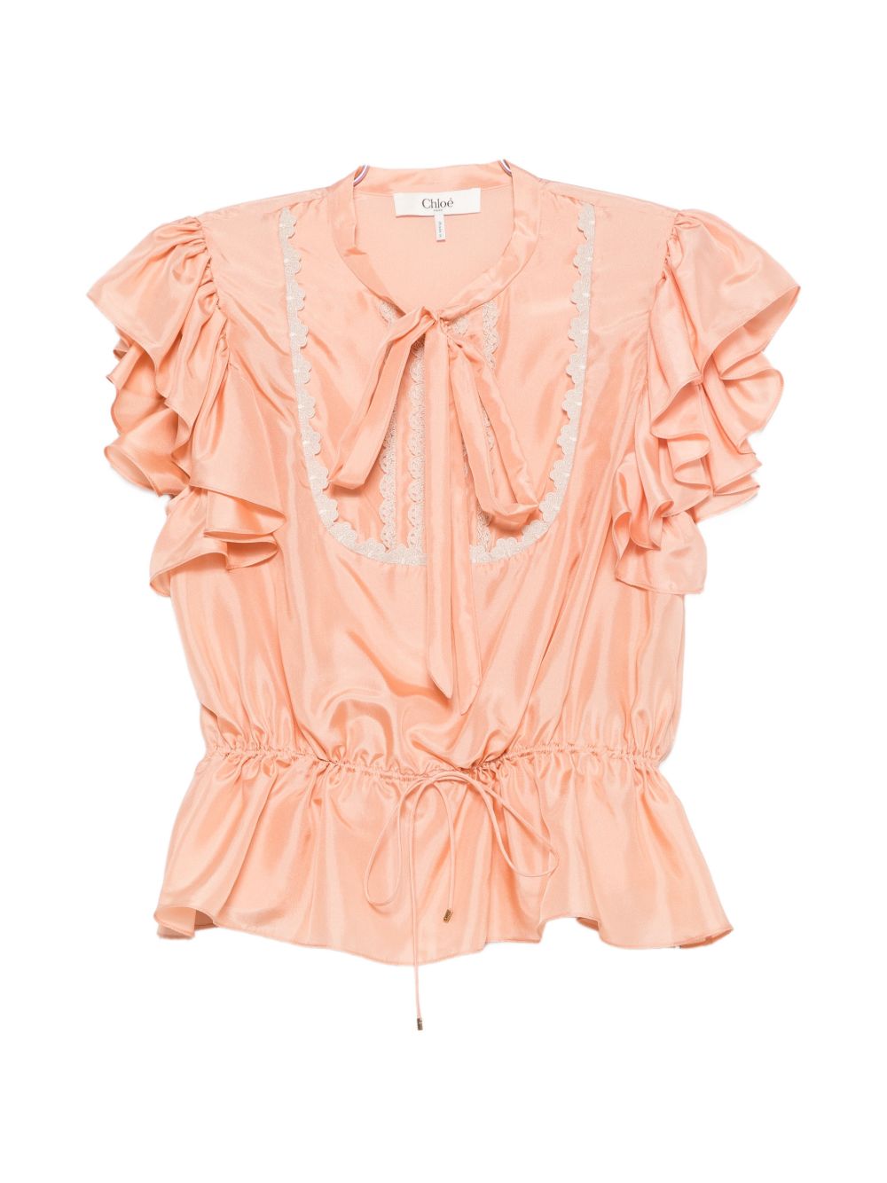 Chloé t-shirts – Chloé Chloe Top – SILK 100%