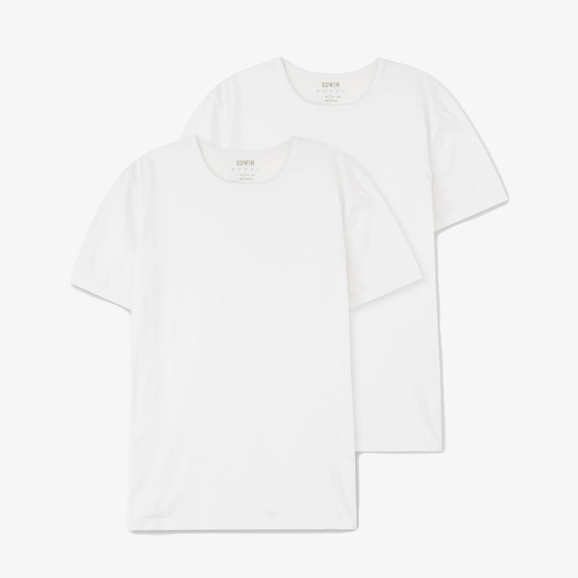 Edwin | Double Pack Ss Tee Pack Of 2 { White