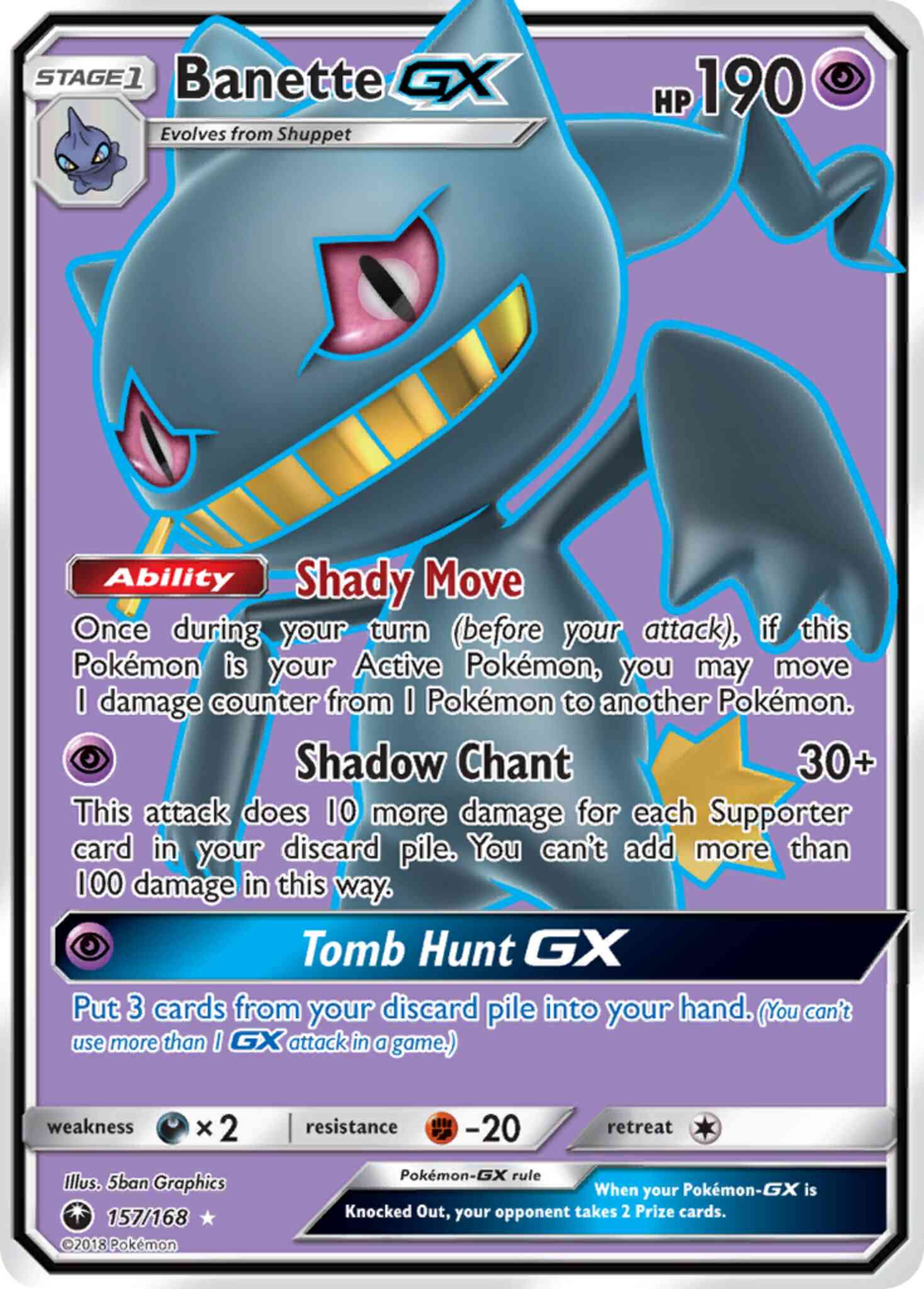 Rare ultra sm7-157 – Pokémon Banette-GX - 157/168 - Rare Ultra [sm7-157] [Ultra]