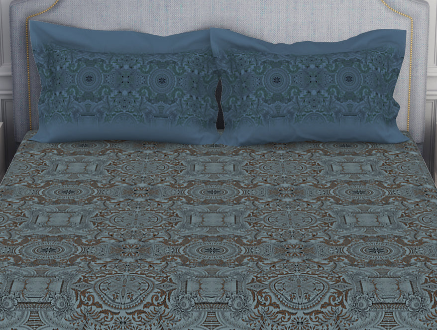 Spaces India Ornamenta Ornate 100% Cotton Fitted King - Essentials by Spaces - view 4