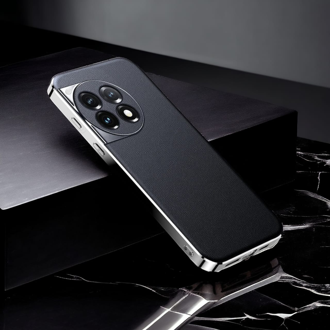 Million Cases OnePlus 13R Chrome Edge Luxe Leather Case