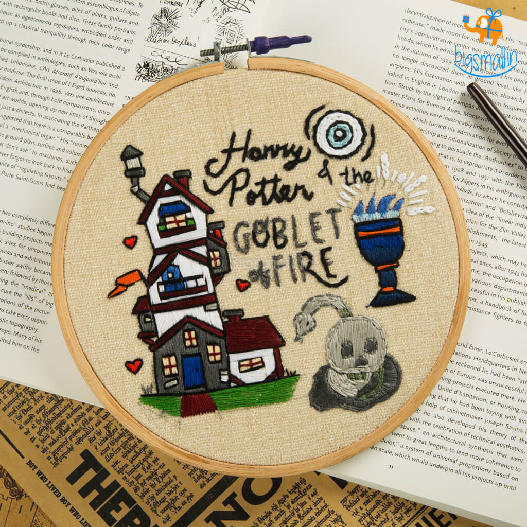 Hoop-Broideries Harry Potter Embroidery Hoop Art - view 28