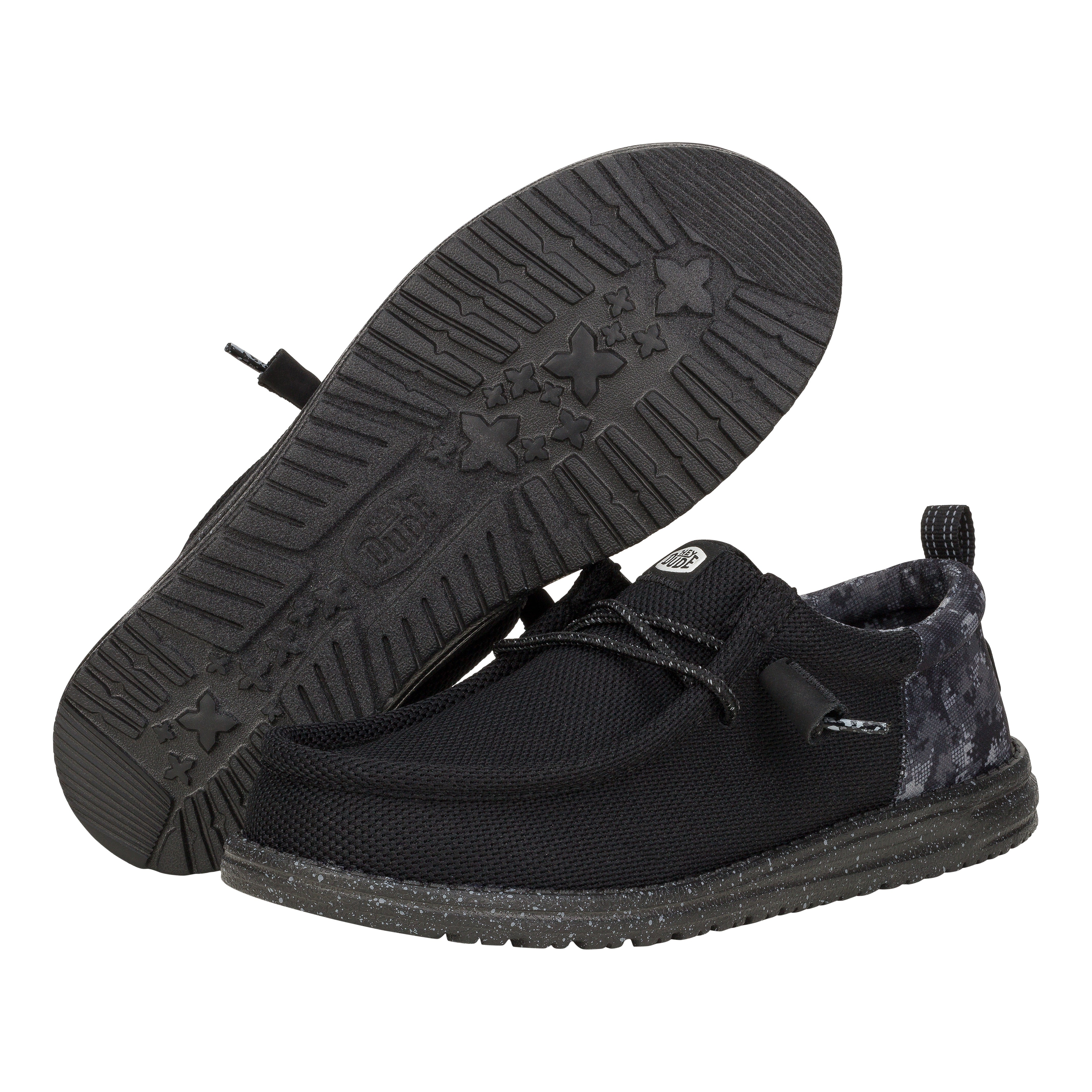 HEYDUDE shoes Wally Funk Digi Mesh - Black Geo - view 3