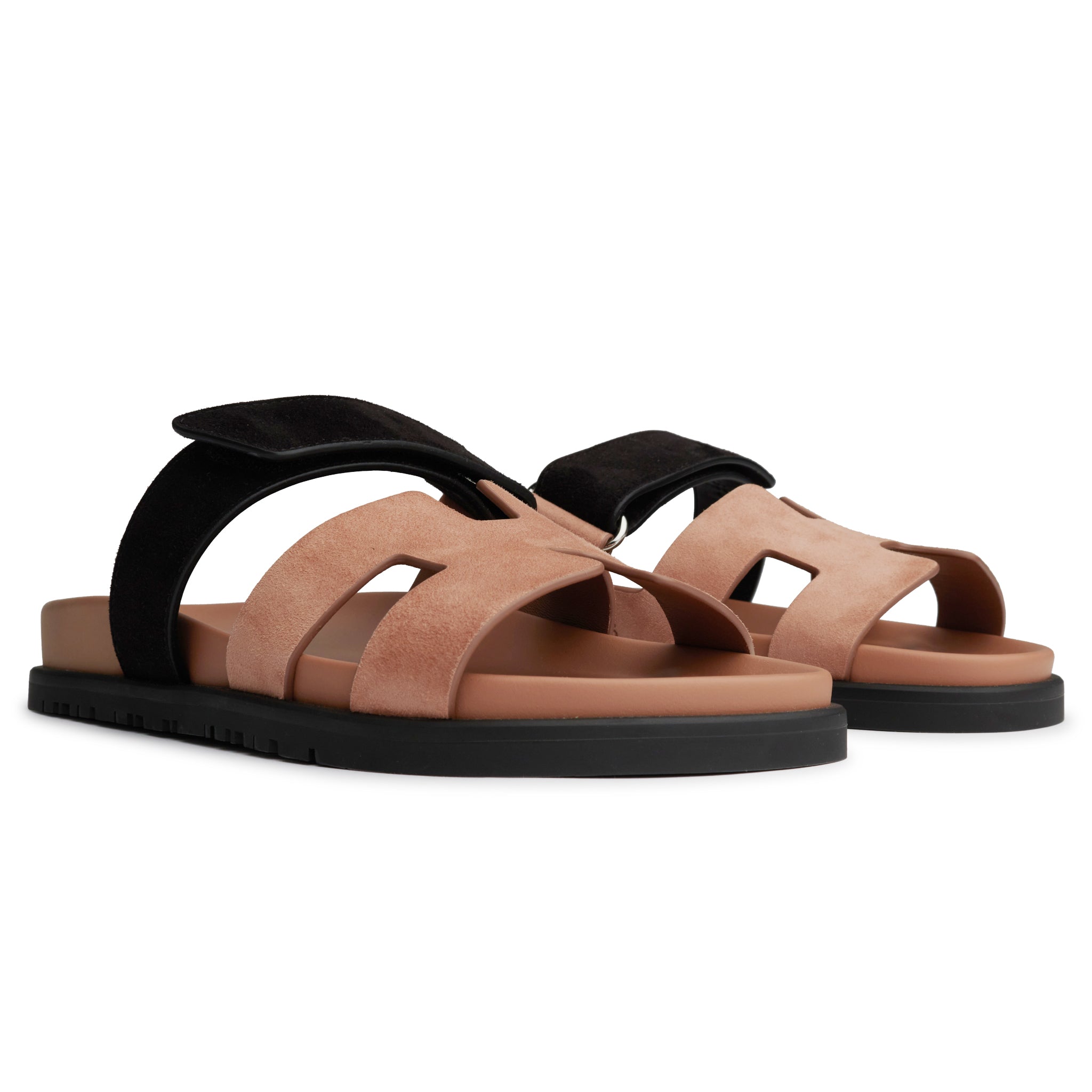 Hermès Paris Chypre Rose Perle Sandals – Pink - view 3