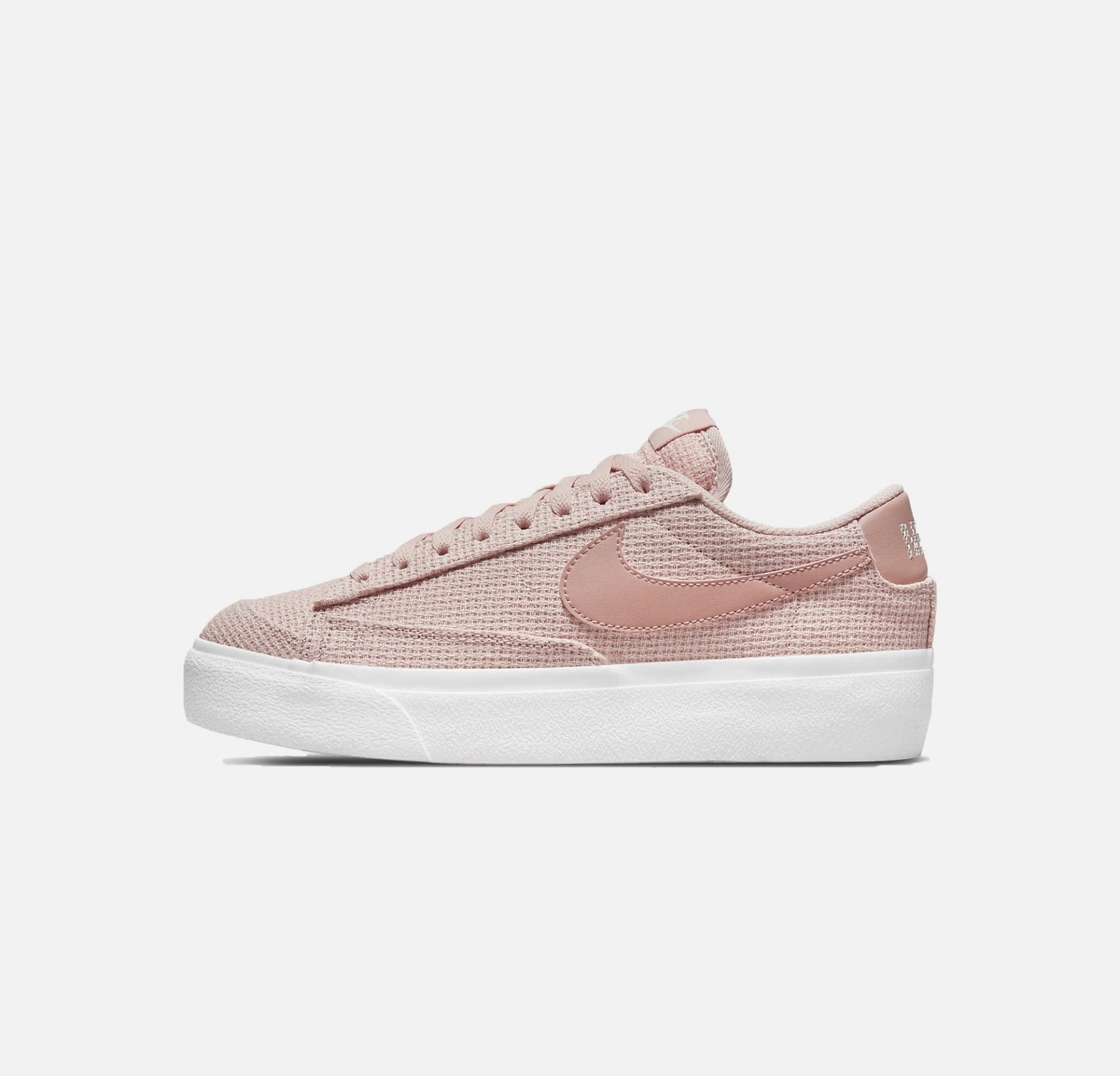 Nike | BLAZER LOW PLATFORM { PINK OXFORD / SUMMIT WHITE - view 6