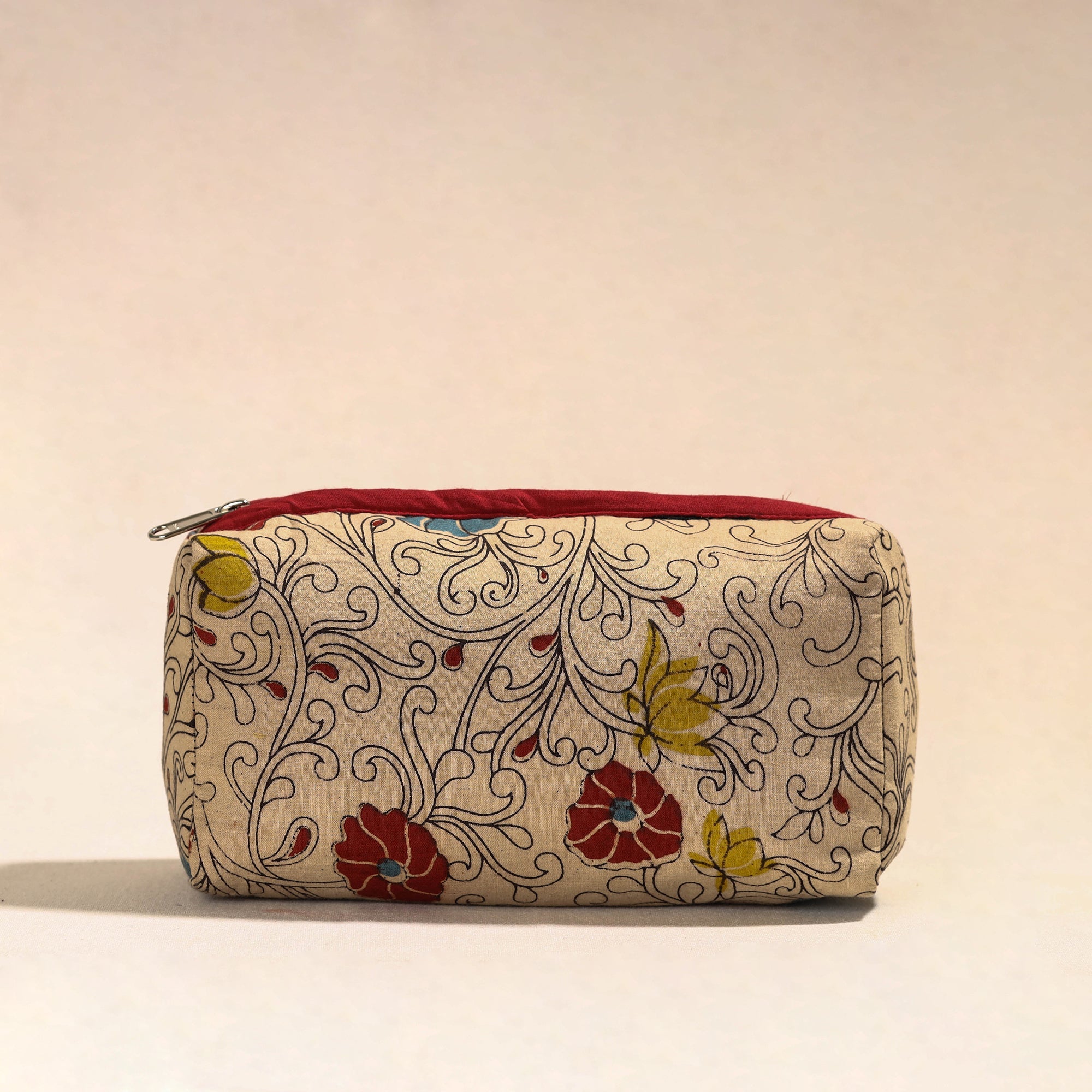 NOORI BAZAR Beige - Handmade Cotton Toiletry Pouch 08