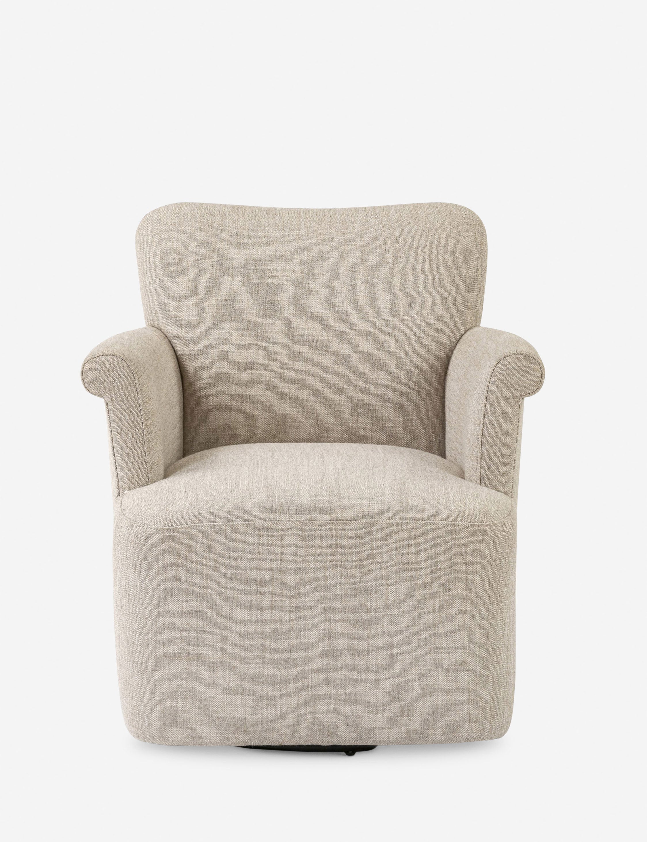 Lulu and Georgia Camellia Swivel Chair by Amber Lewis x Four Hands