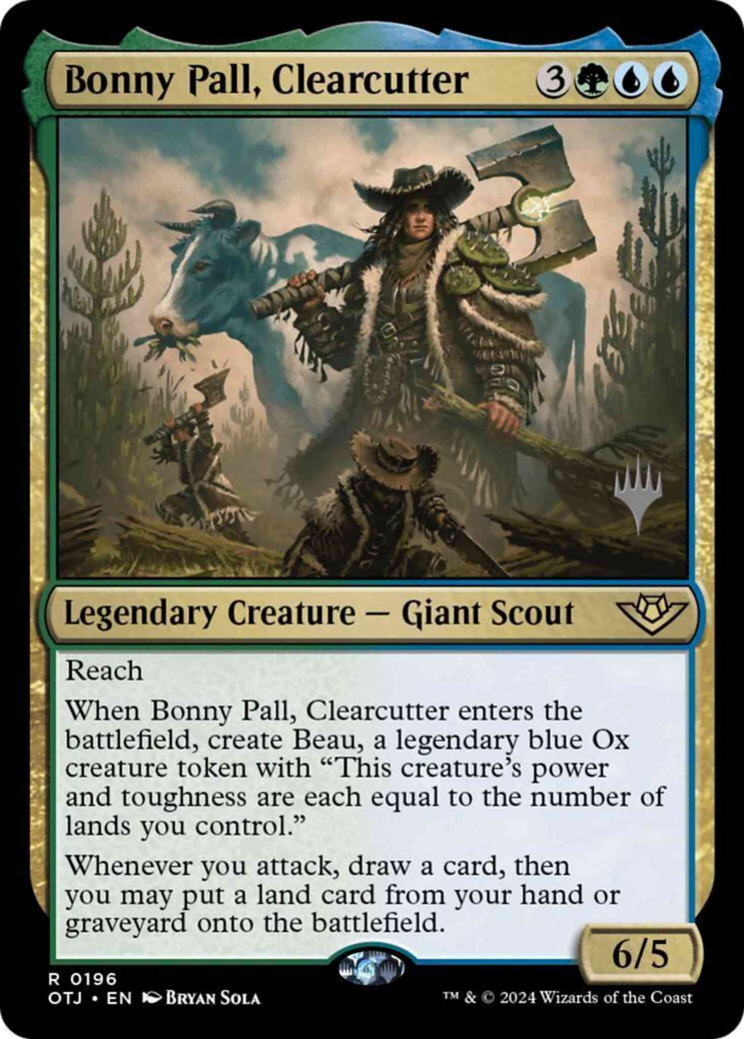 Bonny pall clearcutter – Magic Bonny Pall, Clearcutter [196p] [Promo Pack] [Outlaws of Thunder Junction: Promos] [Non-Foil]