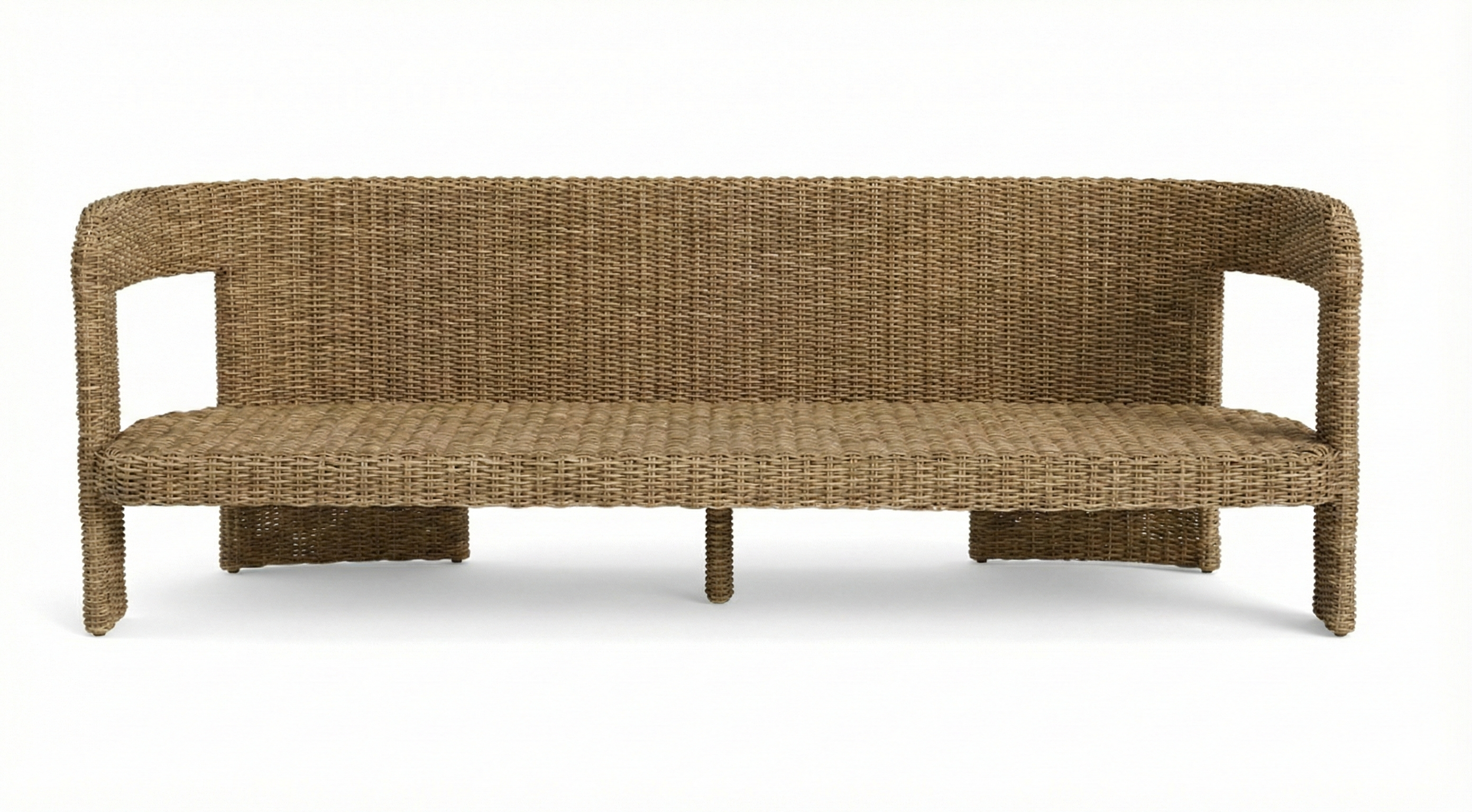Lulu and Georgia Hadler Outdoor Sofa Frame – Natural