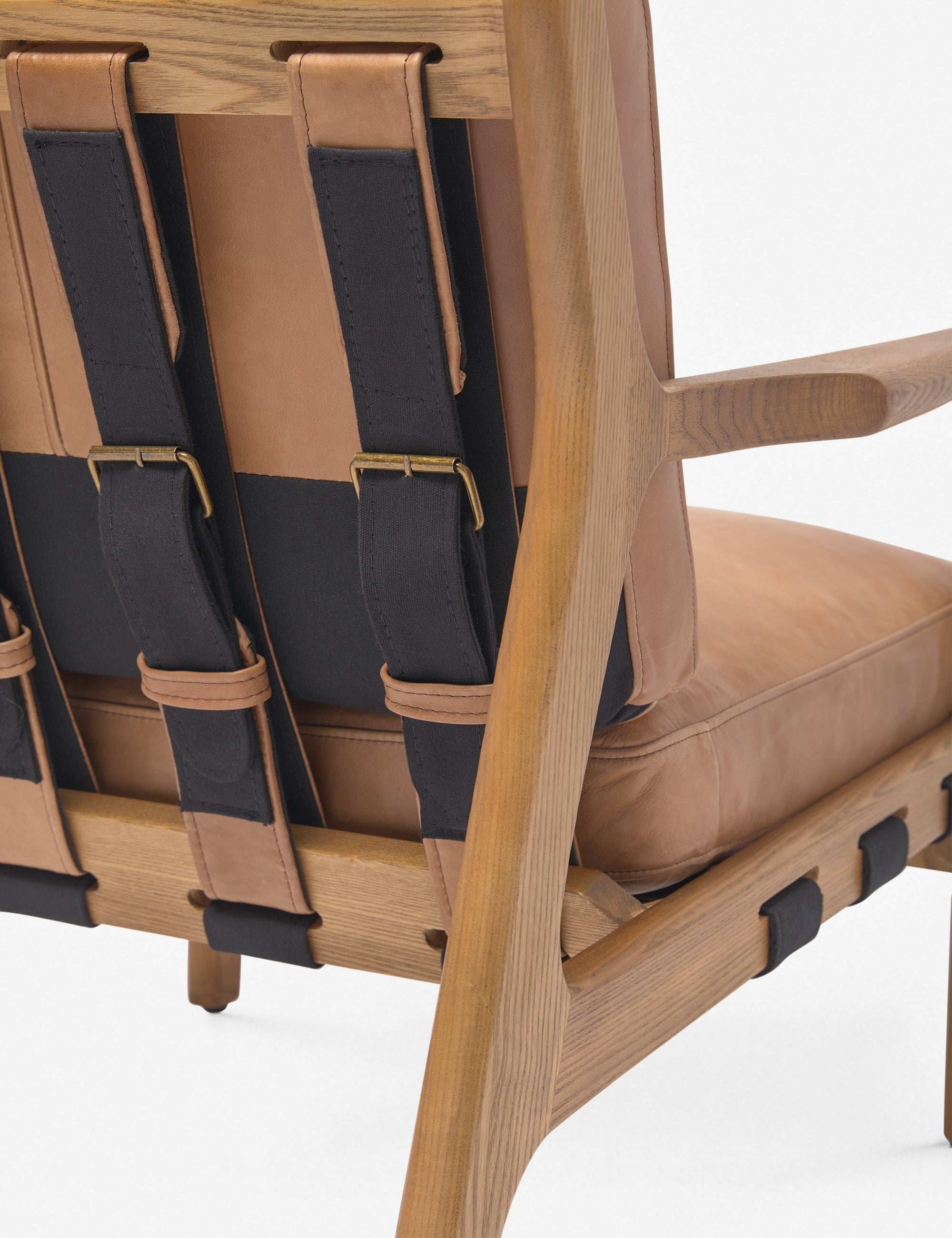 Lulu and Georgia Kenneth Leather Chair - view 7