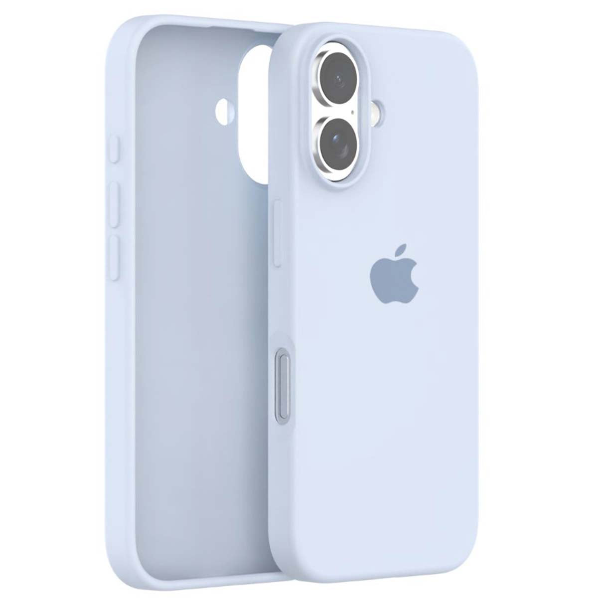 KSSShop iPhone 16 Silicone Case - Winter Blue