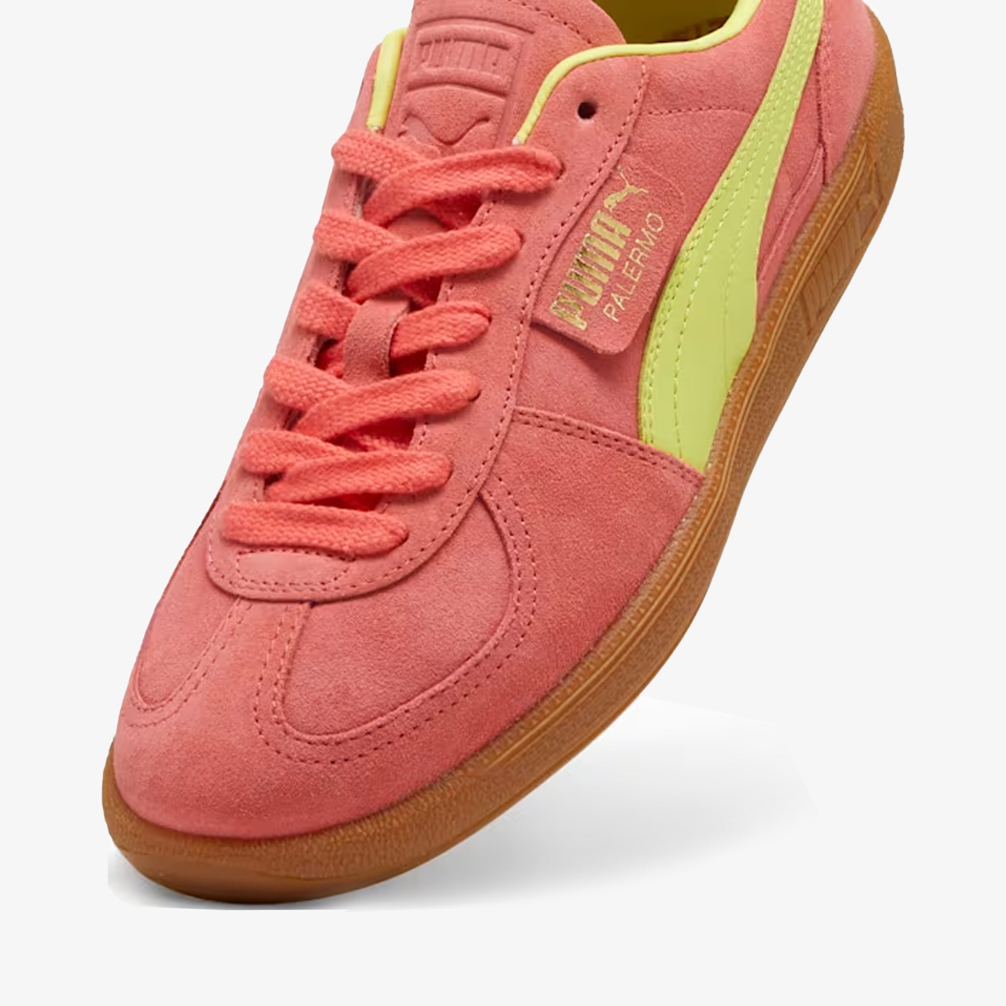 Puma | Palermo { Salmon/lime Sheen-gum - view 3