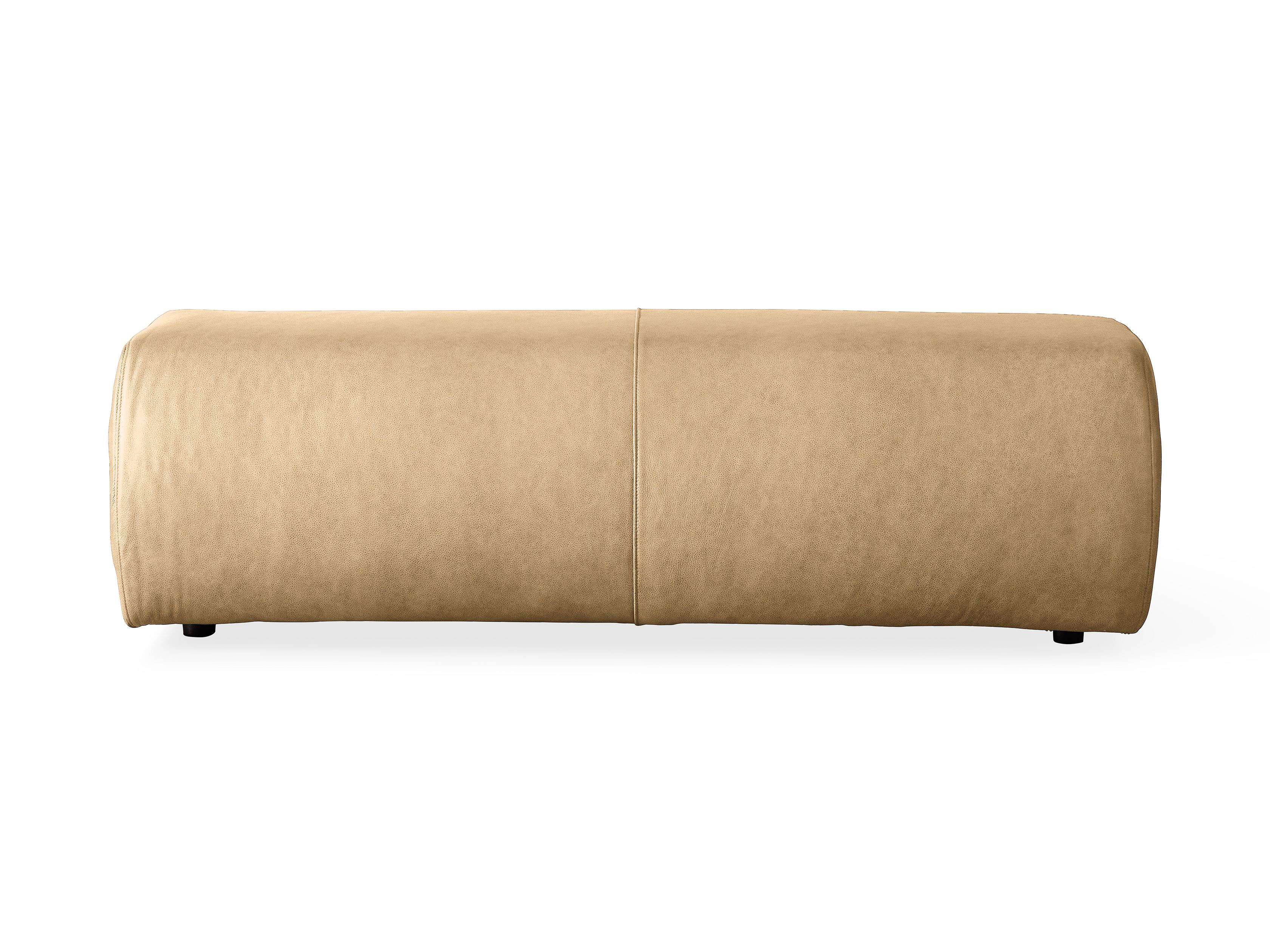 Arhaus Fresno Leather Bench