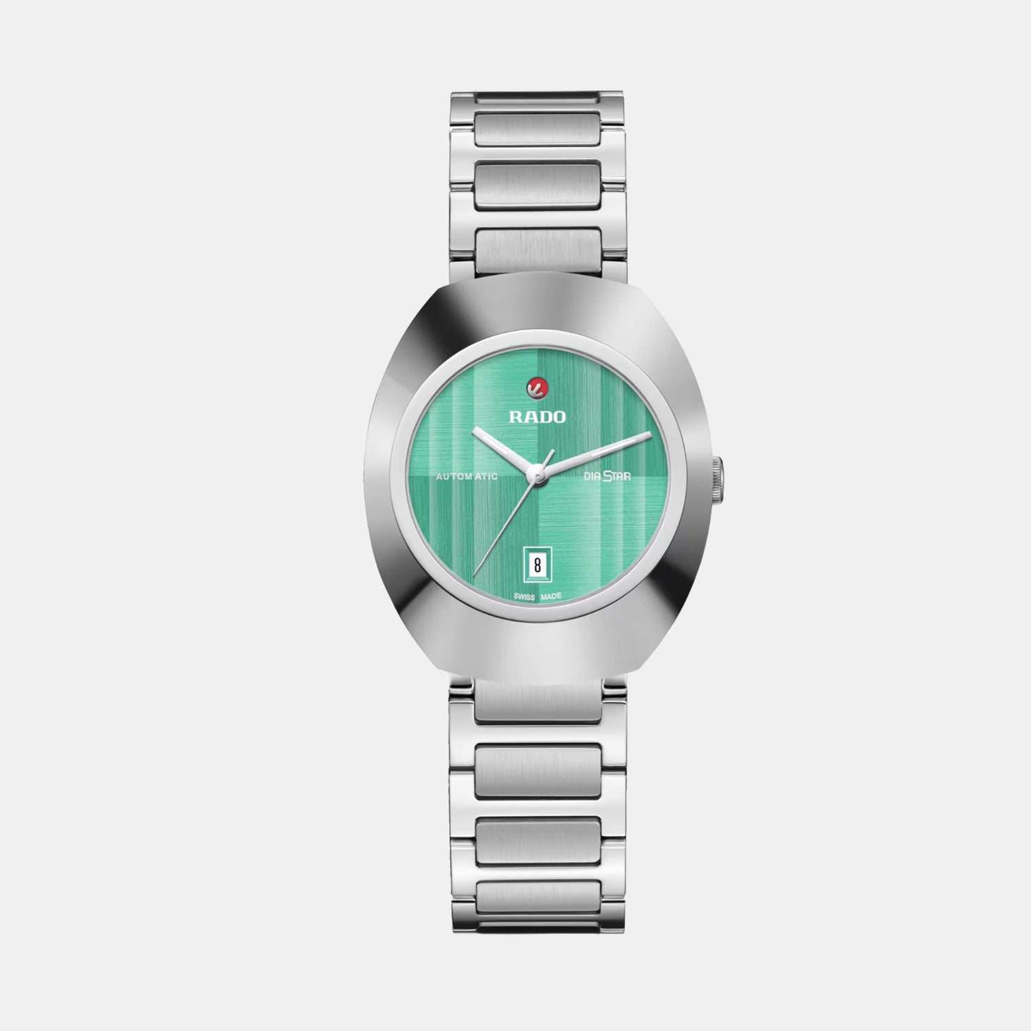 Rado DiaStar Original Women Automatic Turquoise Dial Analog Stainless Steel Watch R12170323